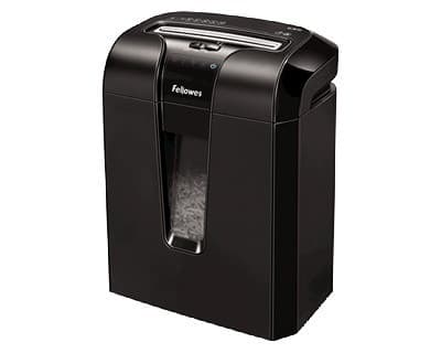 Distruggidocumenti manuale Fellowes 63Cb 4600101 con taglio in particelle Distrugge fino a 10 fogli 19 litri
