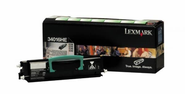 Toner ORIGINALE Lexmark E 330 34016HE NERO 6K
