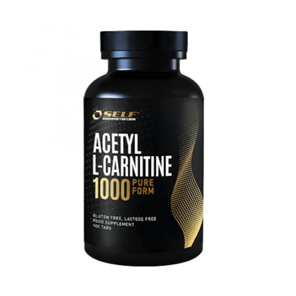 Acetyl L- Carnitine 1000 Pure Form 100 Tabs - Self Omninutrition