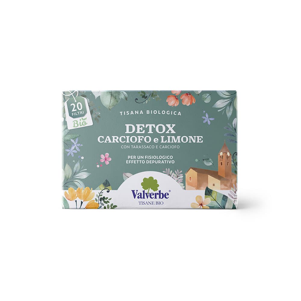 Tisana Detox Carciofo E Limone 20 Filtri - Valverbe