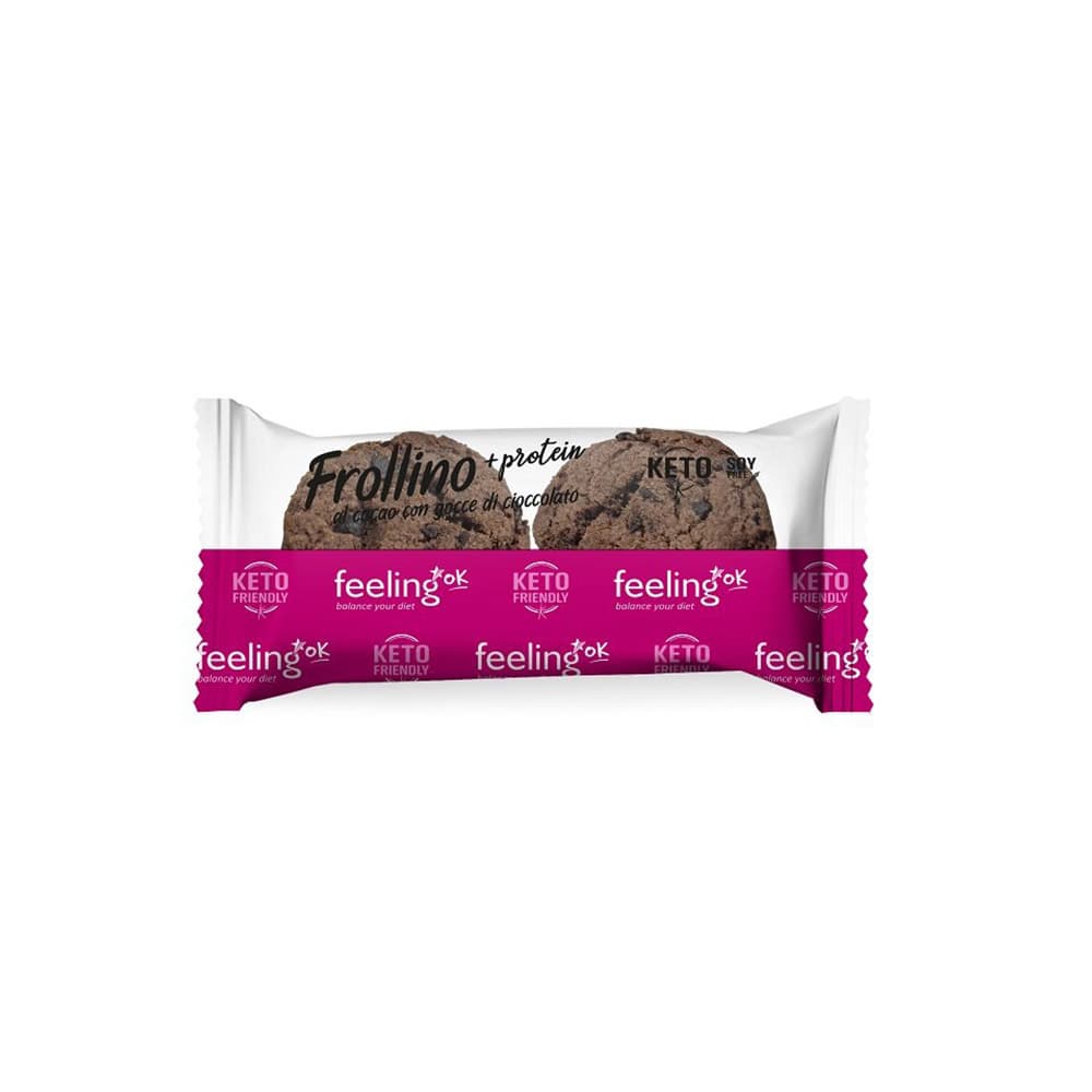 Frollino Keto Al Cacao Con Gocce + Protein - Feeling Ok
