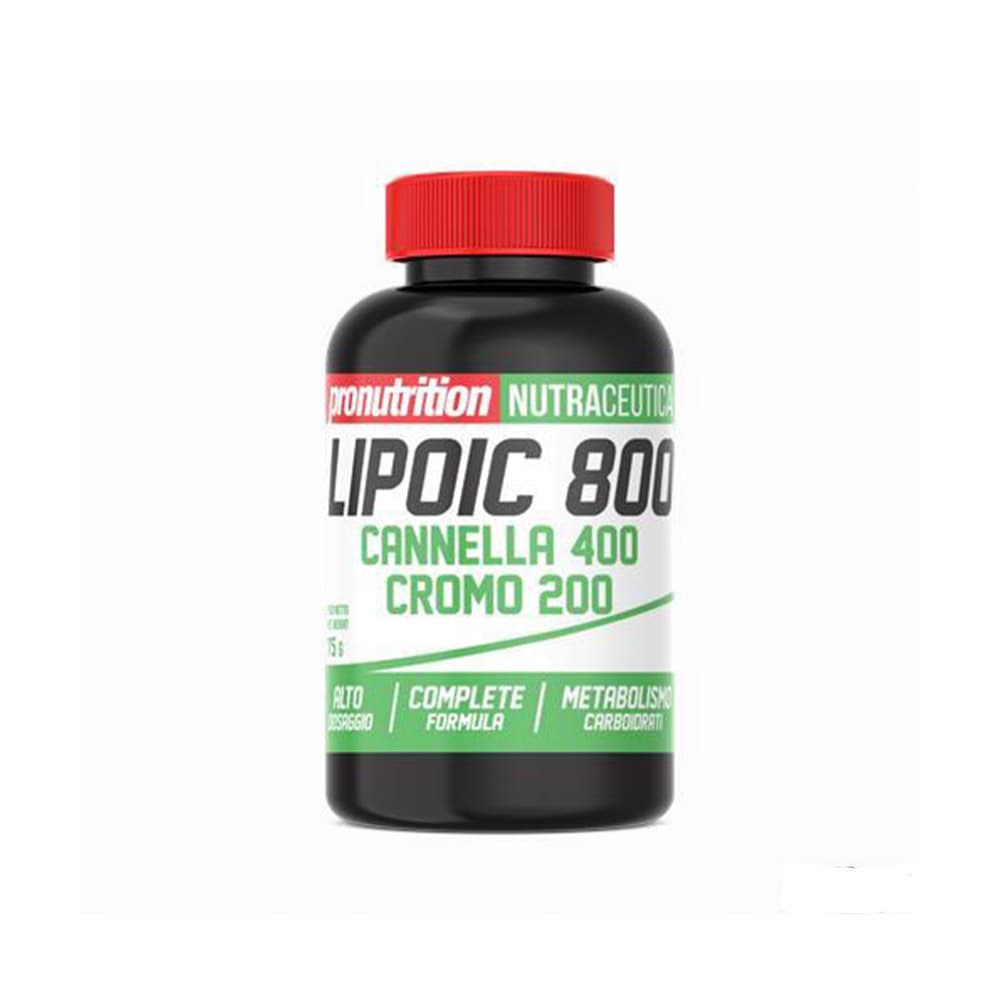 Lipoic 800 Cromo Cannella 60 Cp - Pro Nutrition