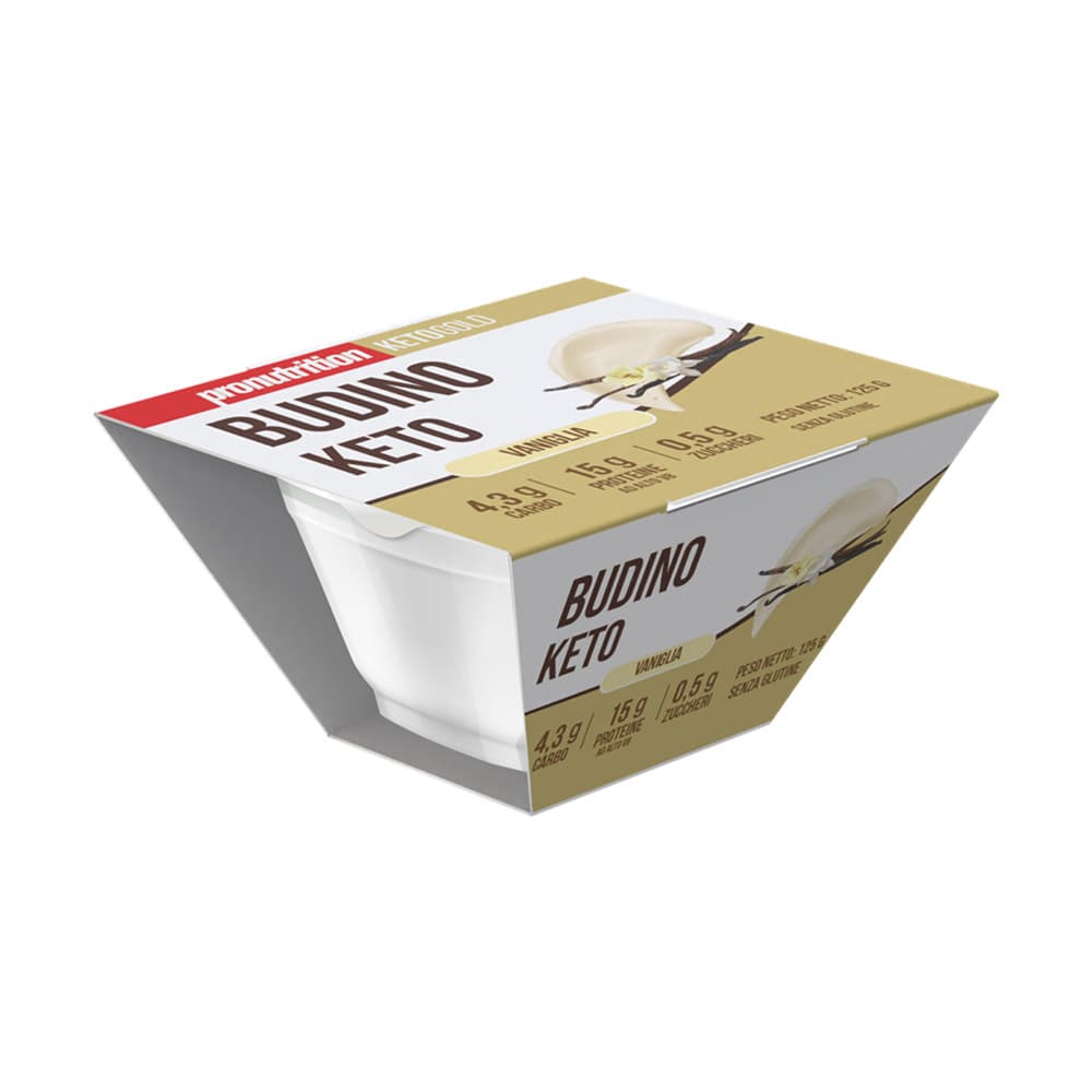 Budino Keto 125 Gr - Pro Nutrition - Vaniglia