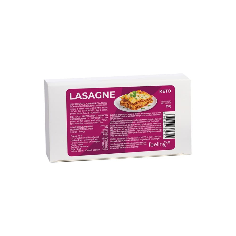 Lasagne Keto High Protein 250gr - Feeling Ok