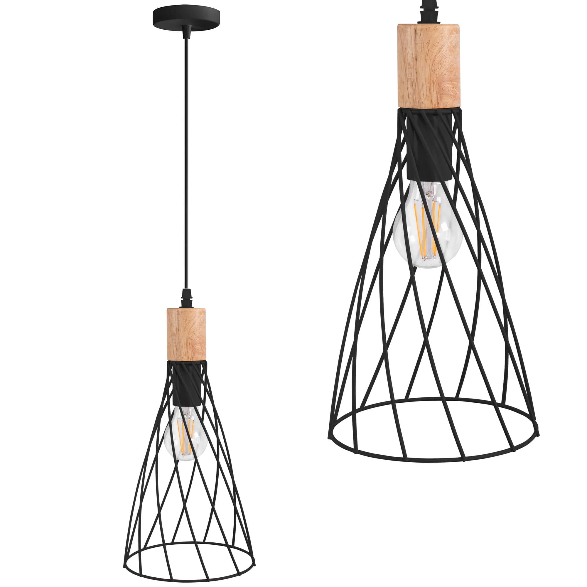 Lampada Da Soffitto APP1268-1CP Black