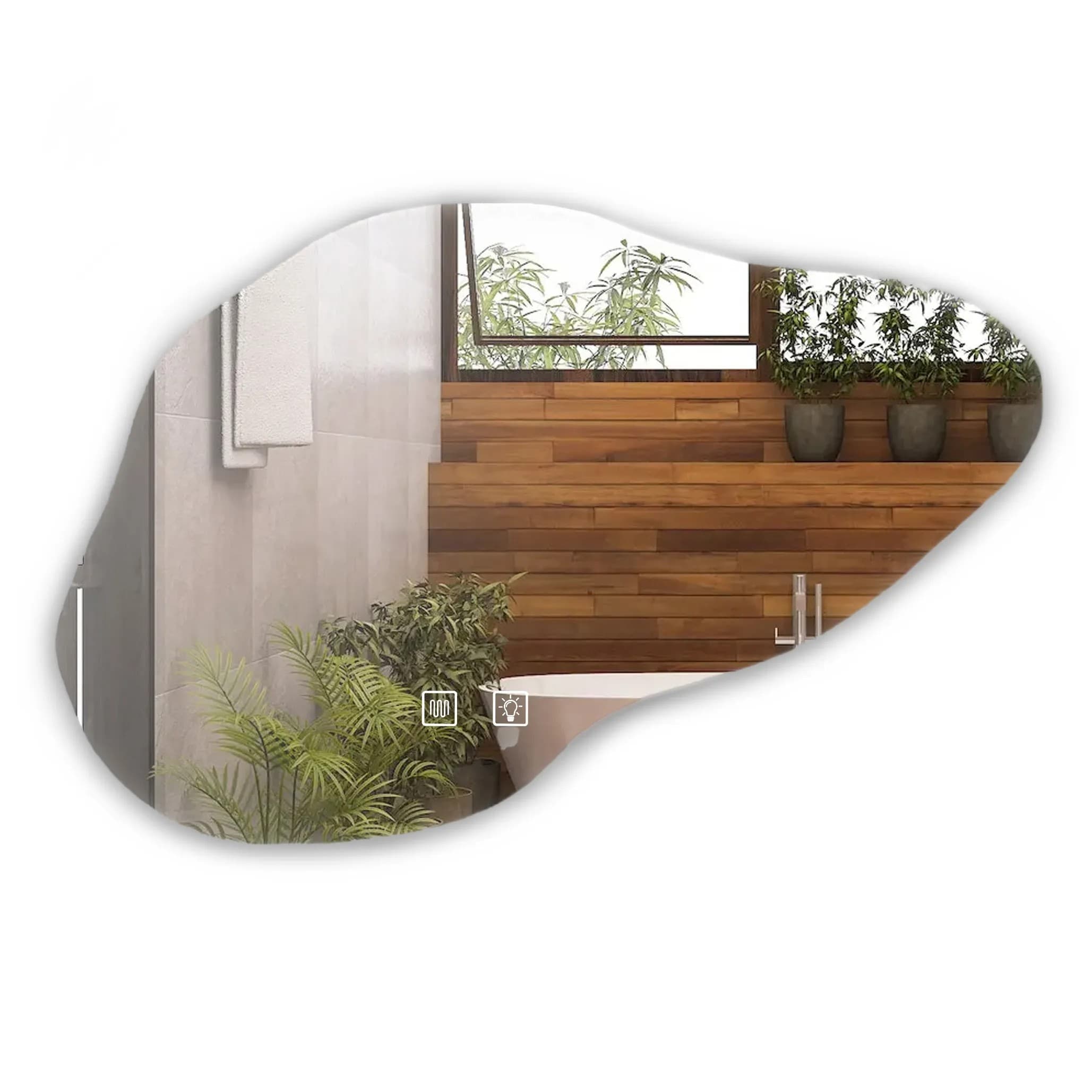 Specchio P11229 Led Cloud B 100x70cm