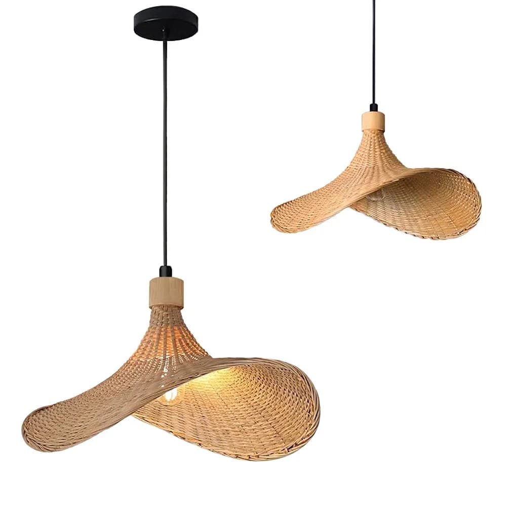 Lampada A Sospensione In Bambù APP1642-1CP 30cm