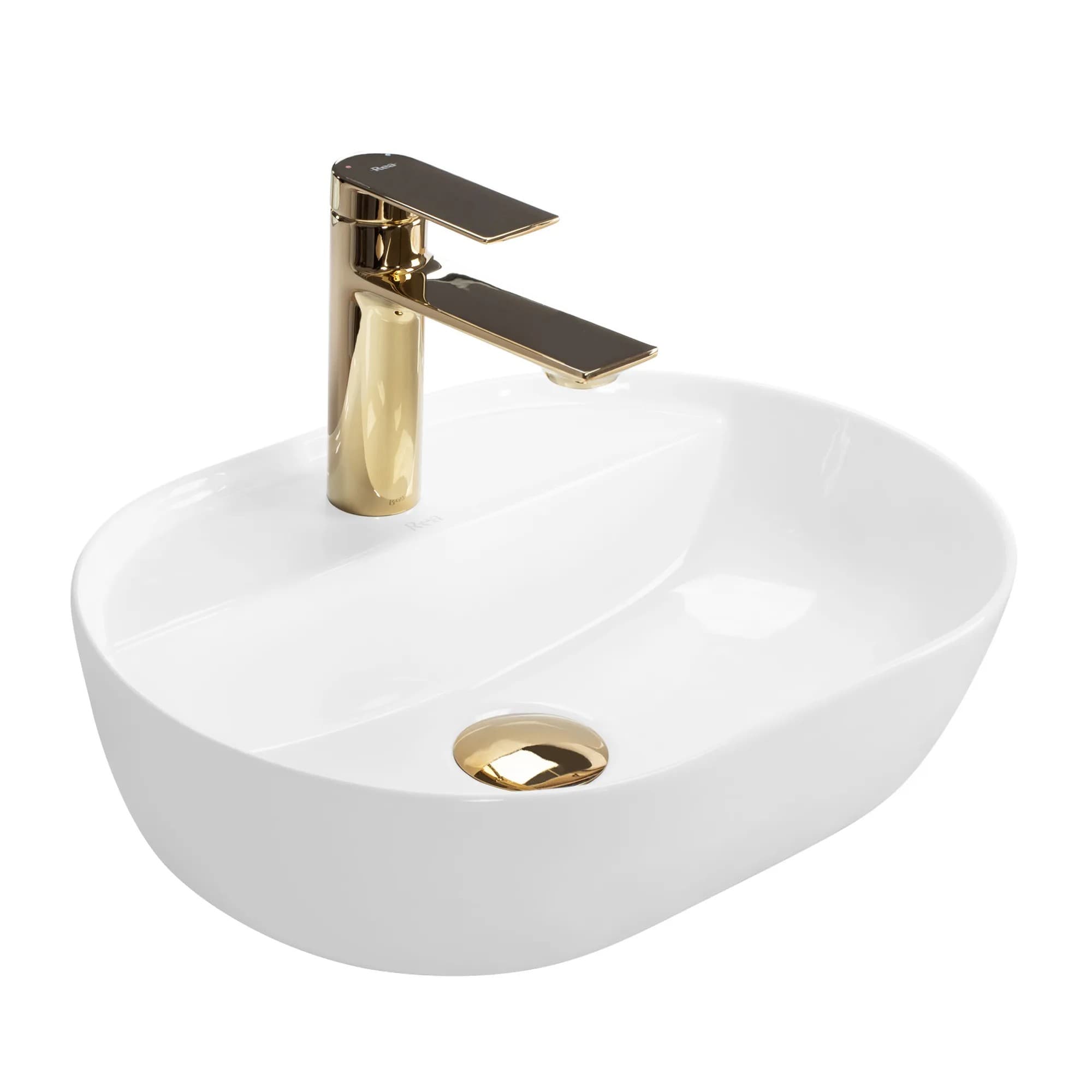Lavabo Da Appoggio Rea Aura 42