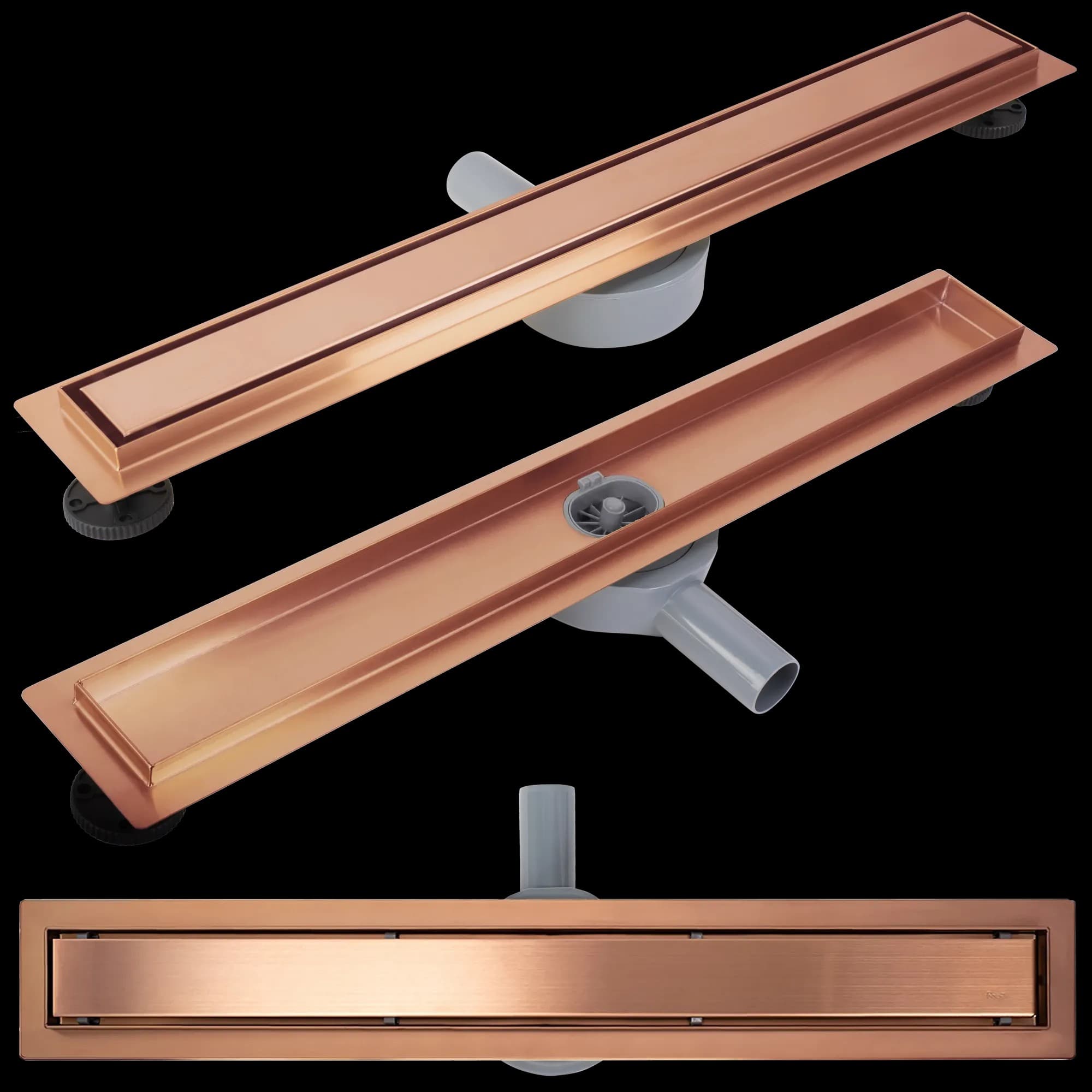 Scarico Lineare Rea Neox Pro Brush Copper 100