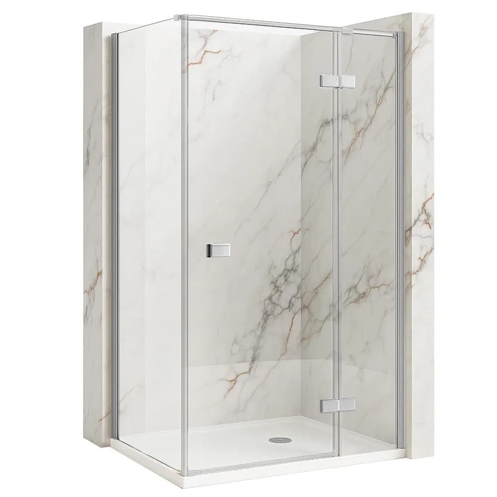 Cabina Doccia Rea Atlas 120x100 Chrome sinistra