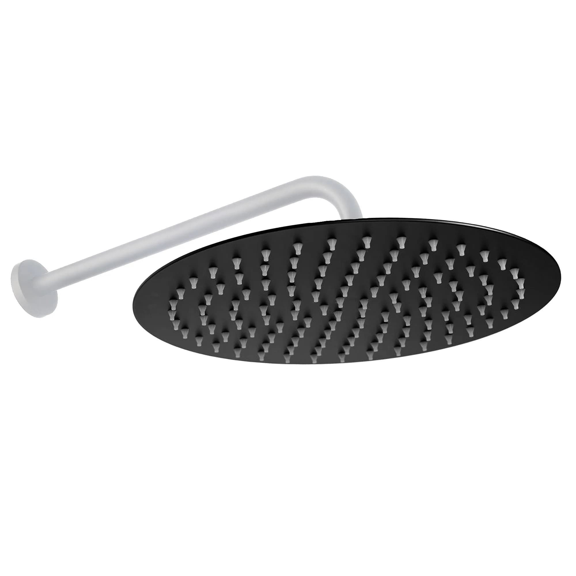Soffione Doccia Rea Black Matt 25cm