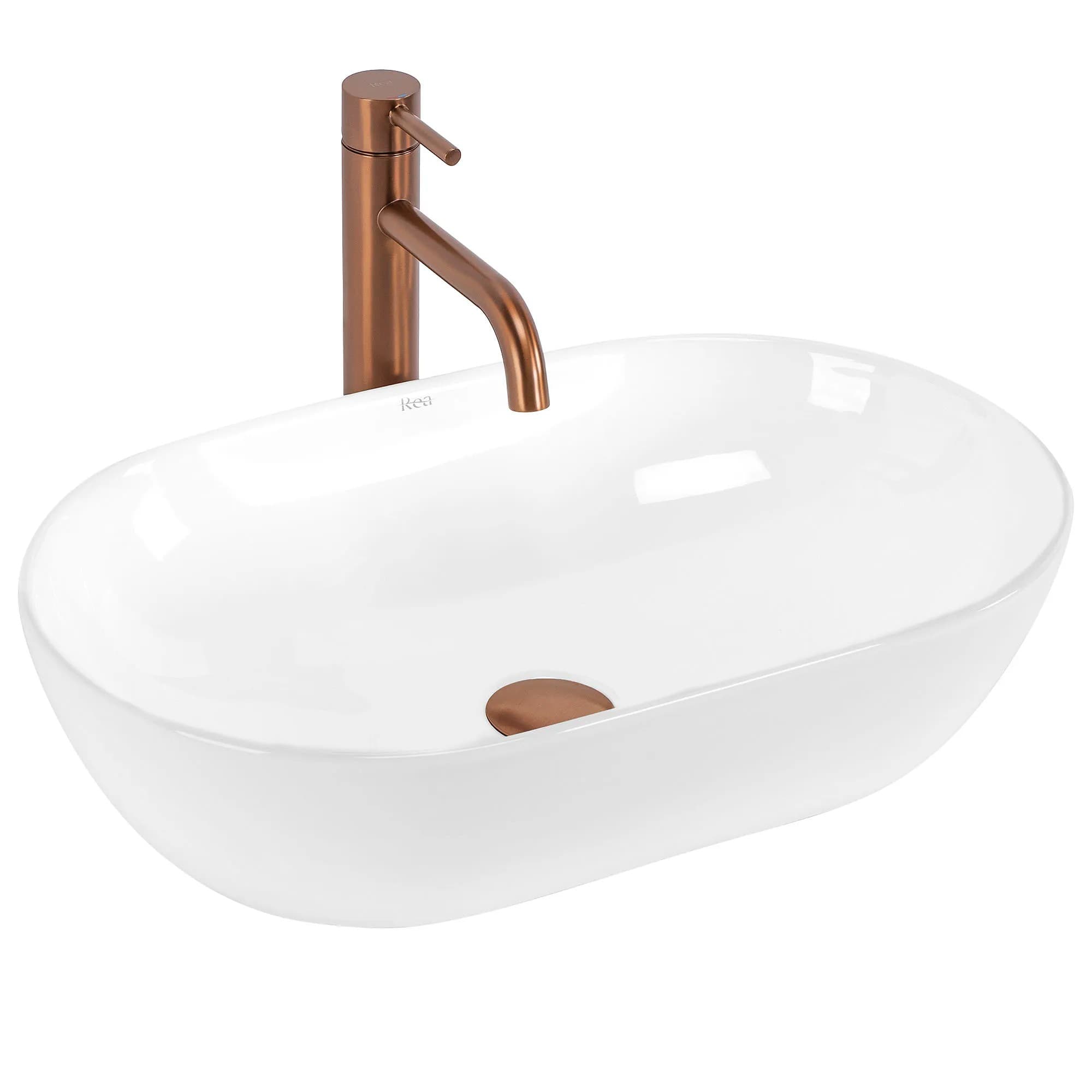 Lavabo Da Appoggio Rea Amelia 52