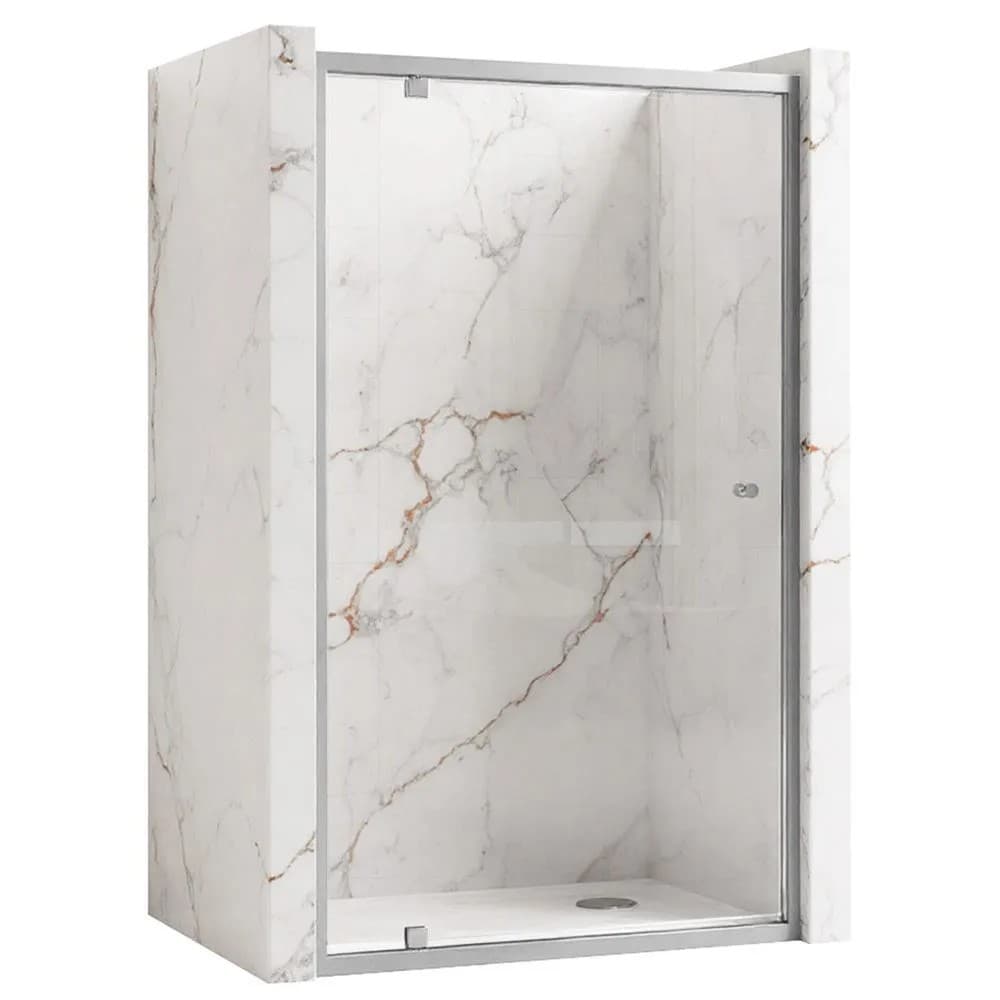 Porta Doccia Rea Primo Swing 80 Chrome