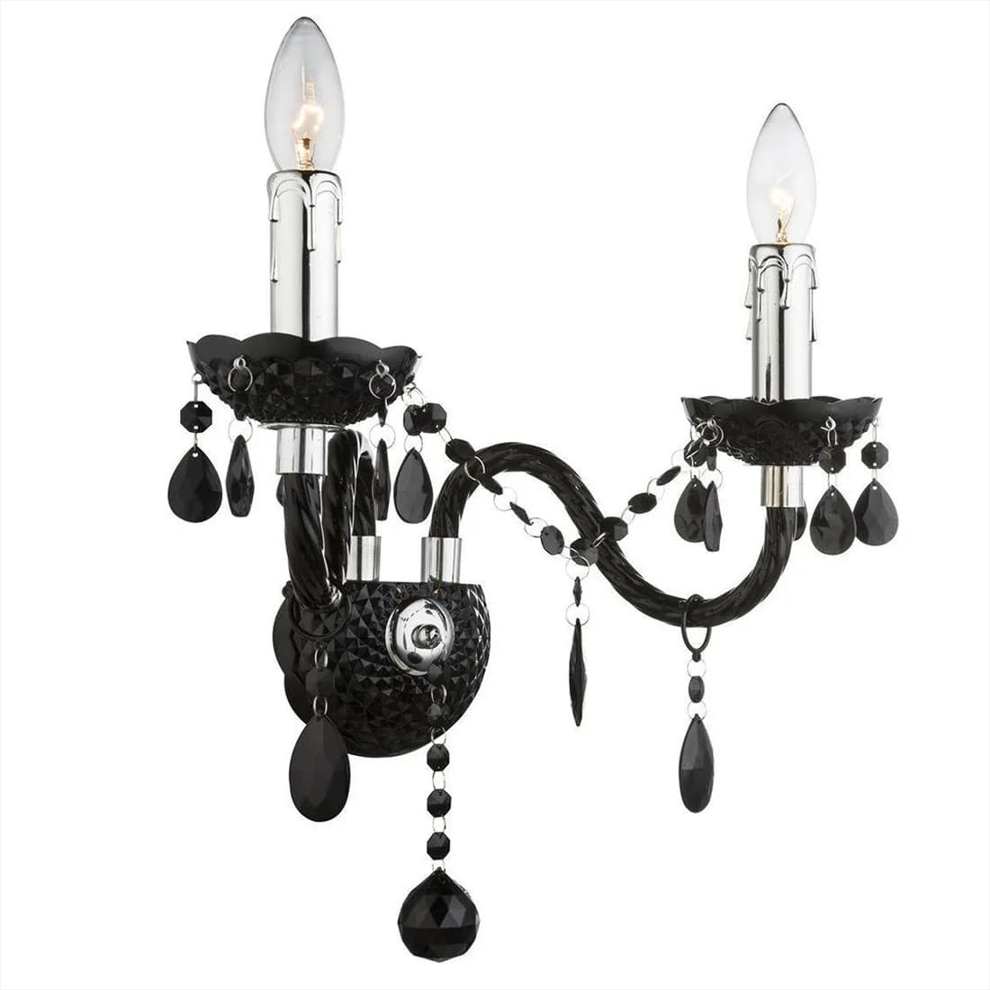 Lampada Da Parete Ebt018-2w Black