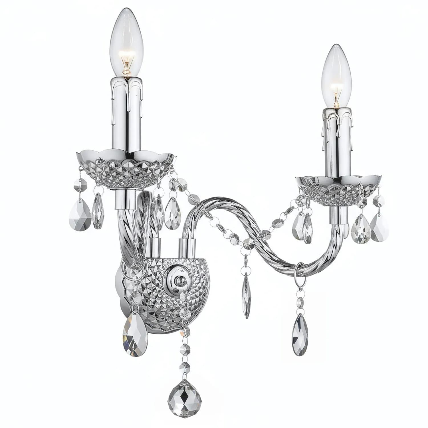 Lampada Da Parete Ebt019-2w Chrome