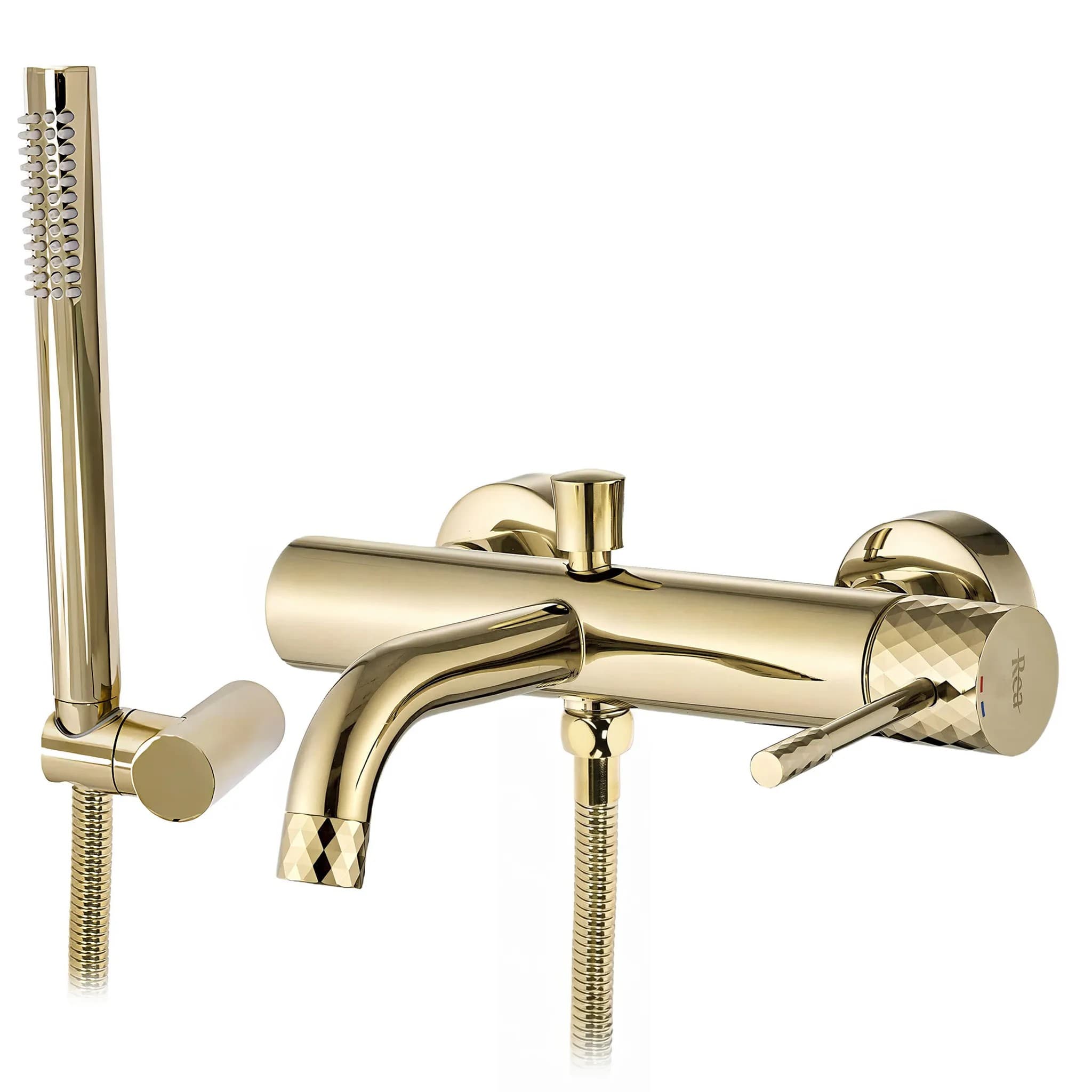 Rubinetto Da Vasca Rea Lungo Diamond Gold