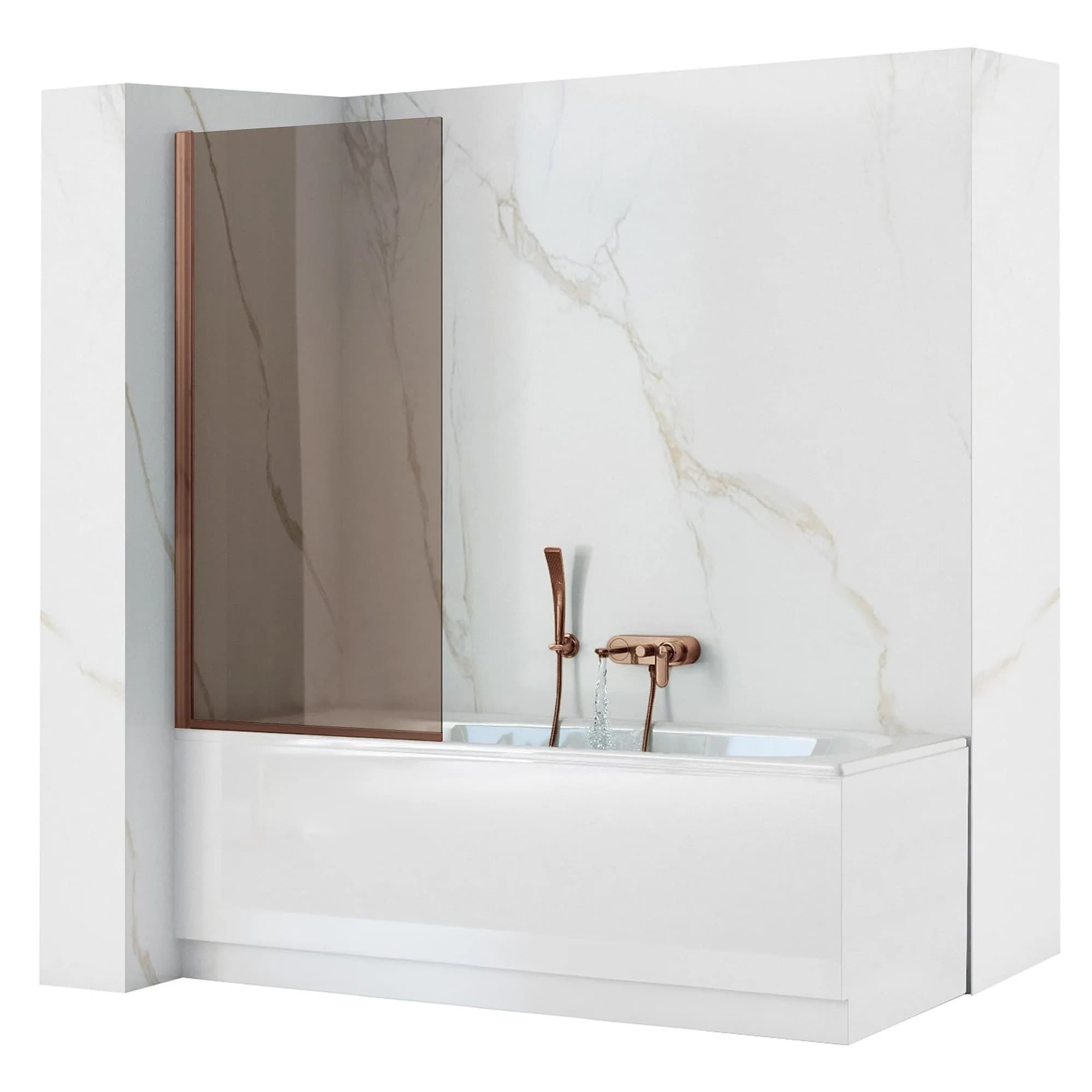 Schermo Vasca Rea Elegant Brush Copper 80