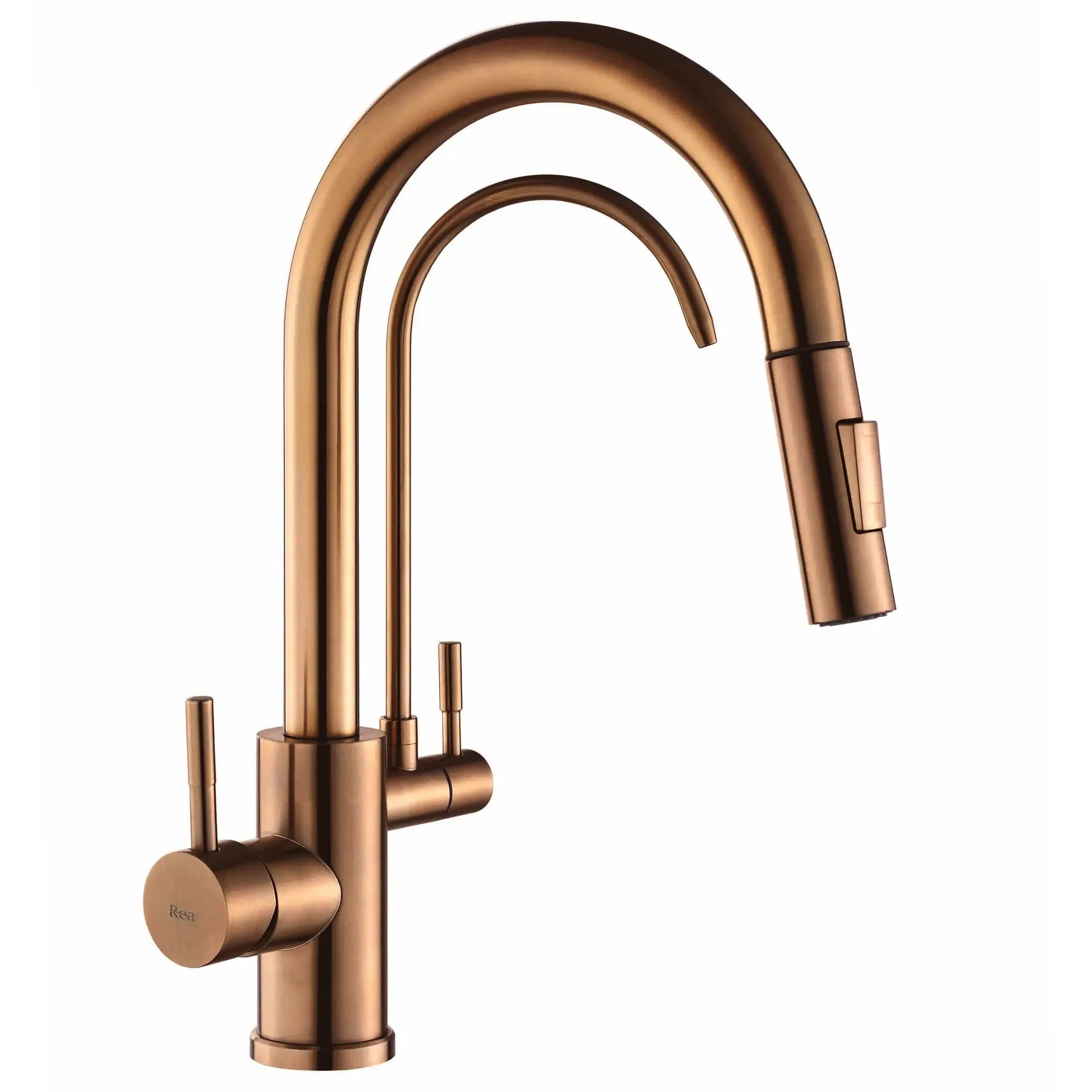 Rubinetto Da Cucina Rea Eco Fresh Brush Copper