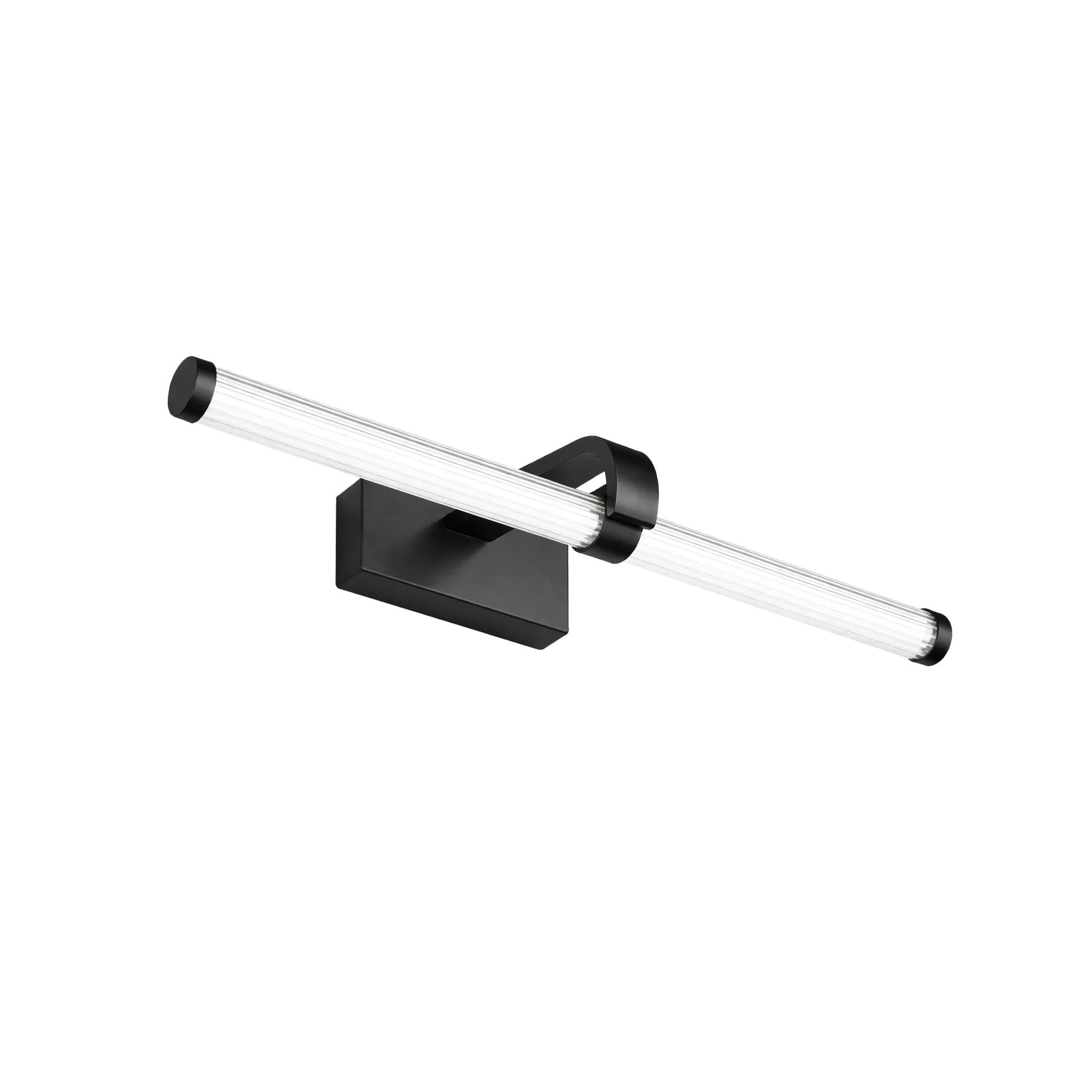Applique Da Bagno Led APP1887-1W 40cm Black