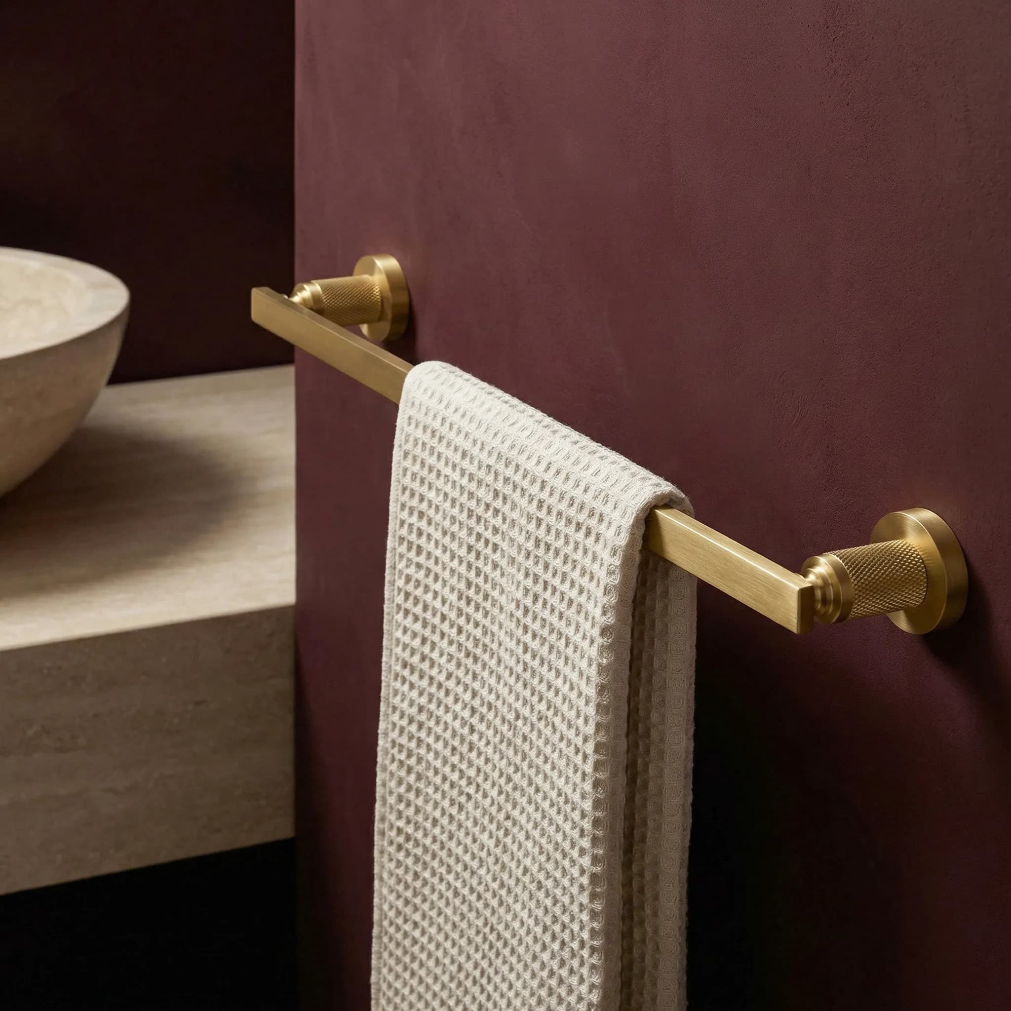 Portasciugamano Da Bagno 81301 Virro Brush Gold