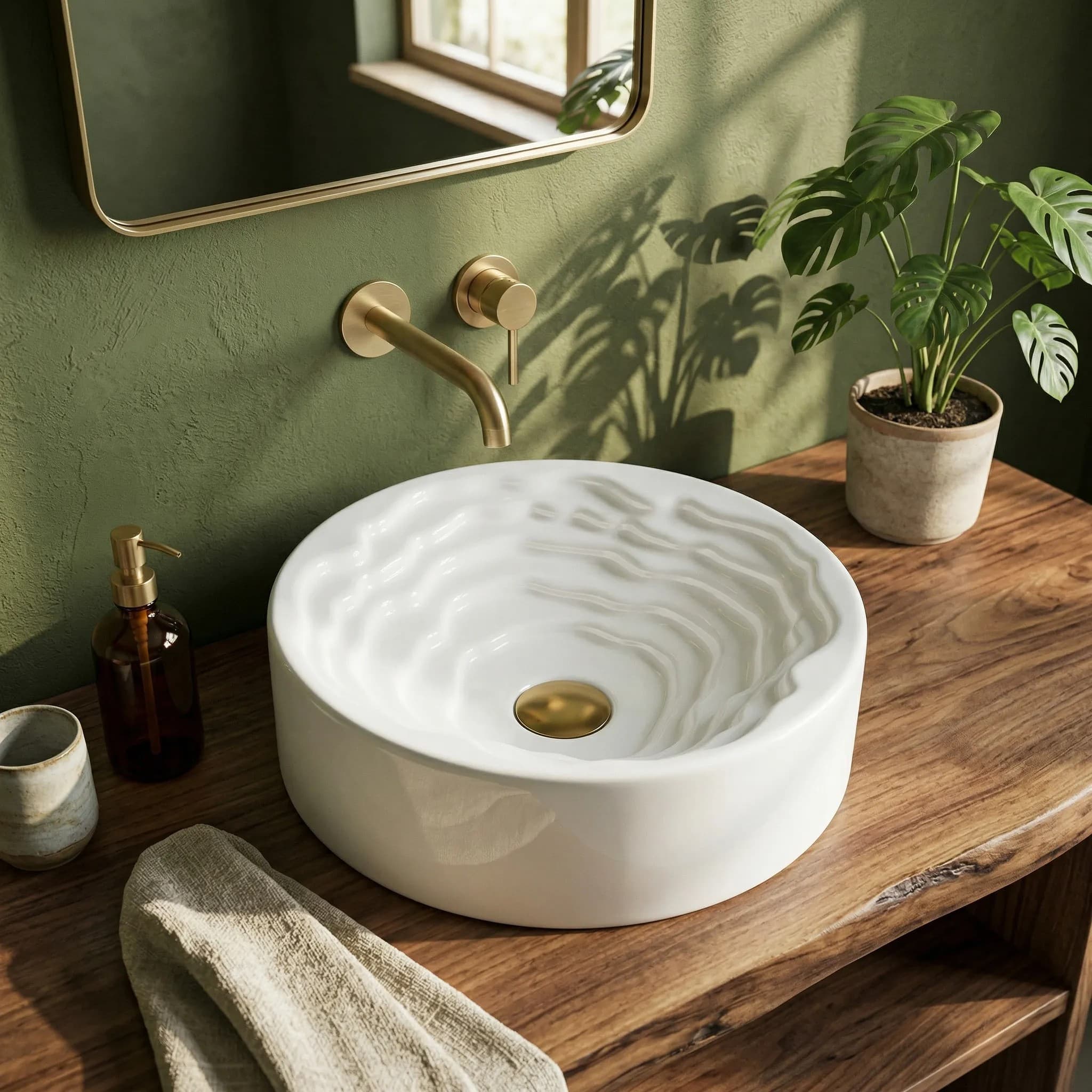 Lavabo Da Appoggio Rea Calla