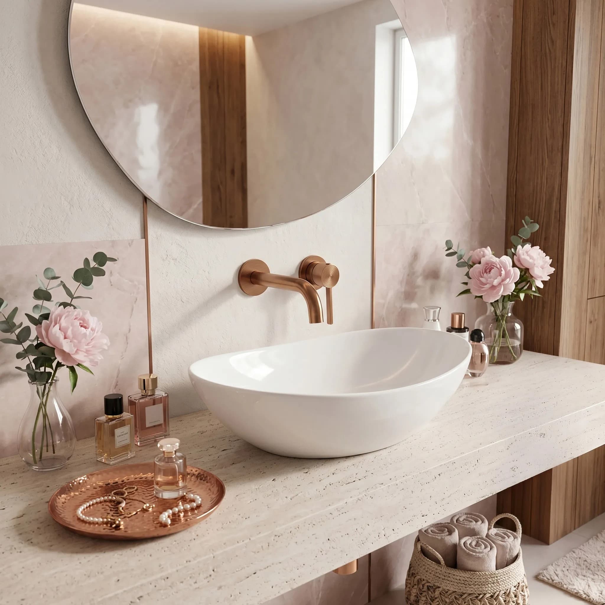 Rubinetto Da Parete Rea Foster Brush Copper
