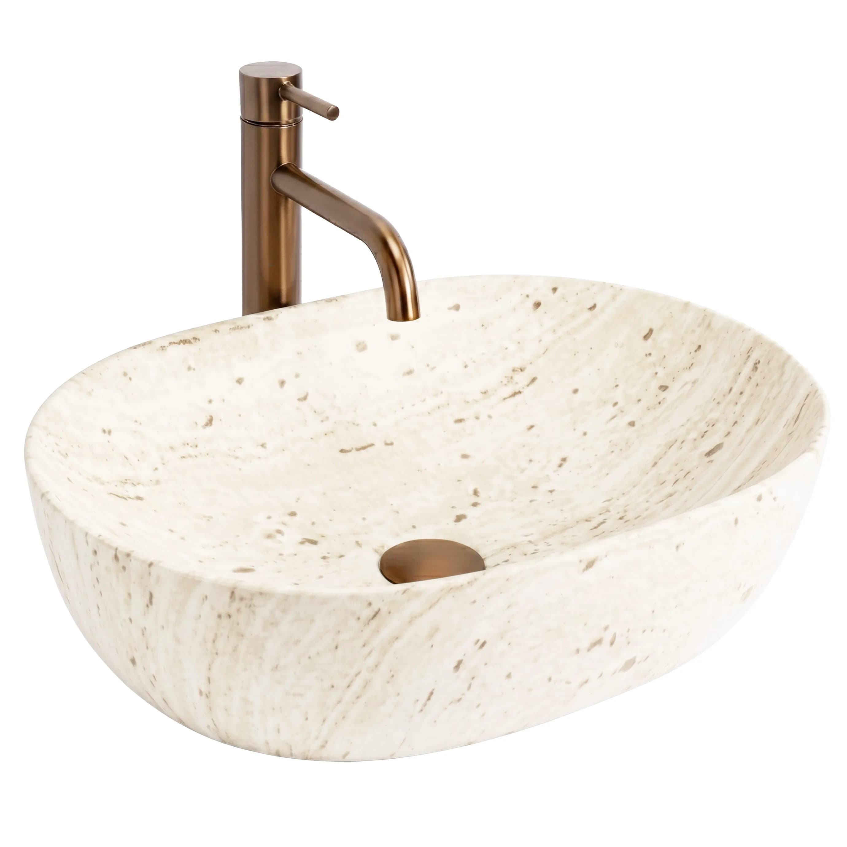 Lavabo Da Appoggio Rea Amelia Saturn 48