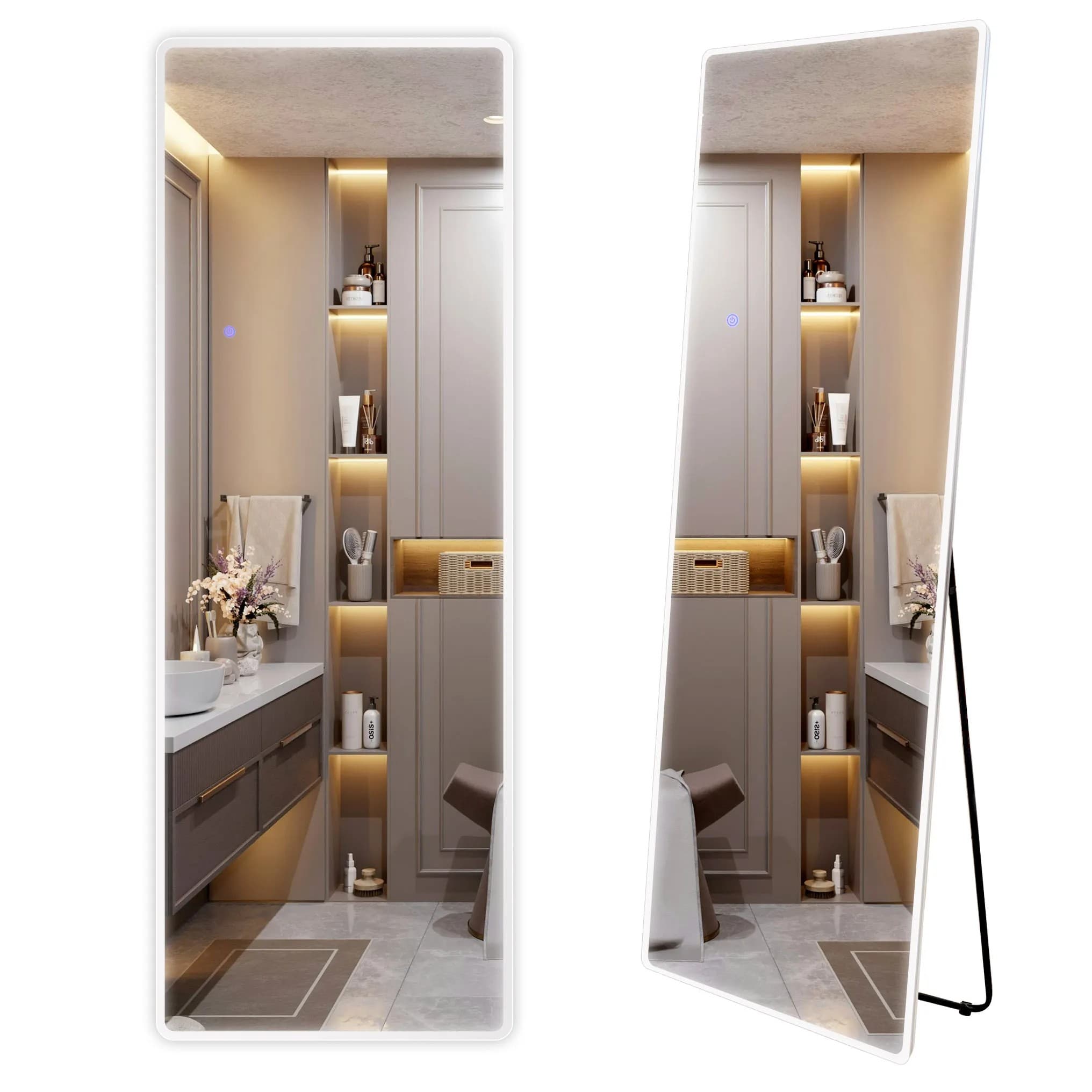 Specchio Led Classico 60x170cm White