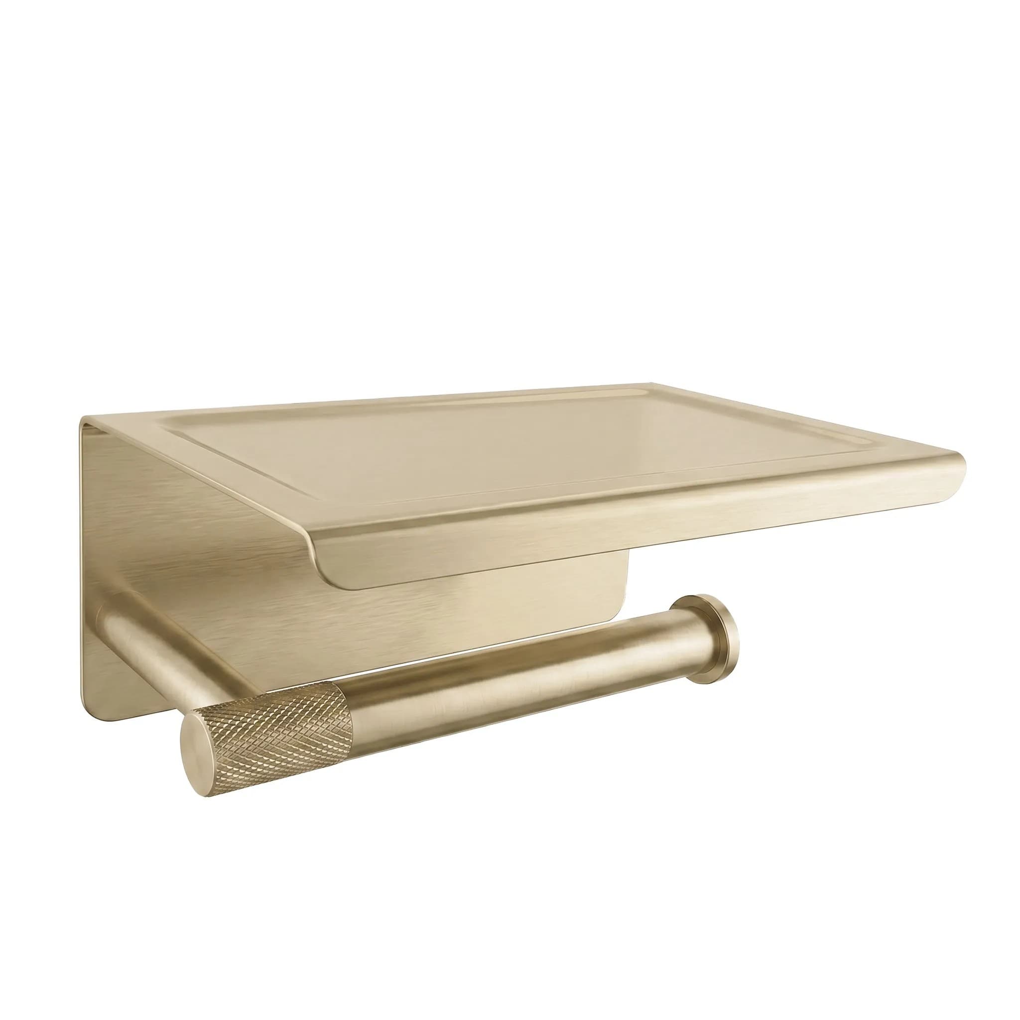Portarotolo Con Ripiano 6613 Modern Gold Brush