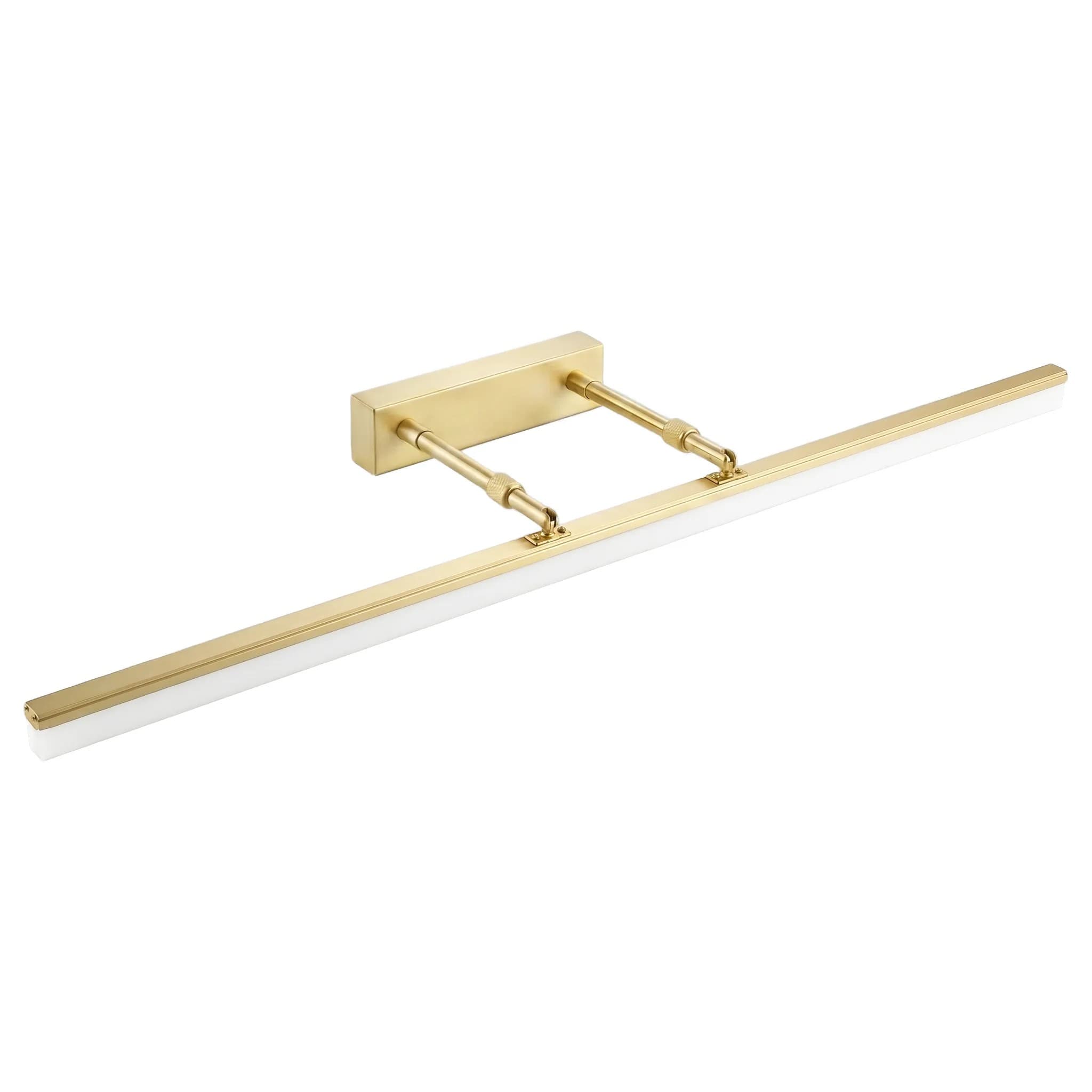 Applique Da Bagno Led APP1877-1W 80cm Brush Gold