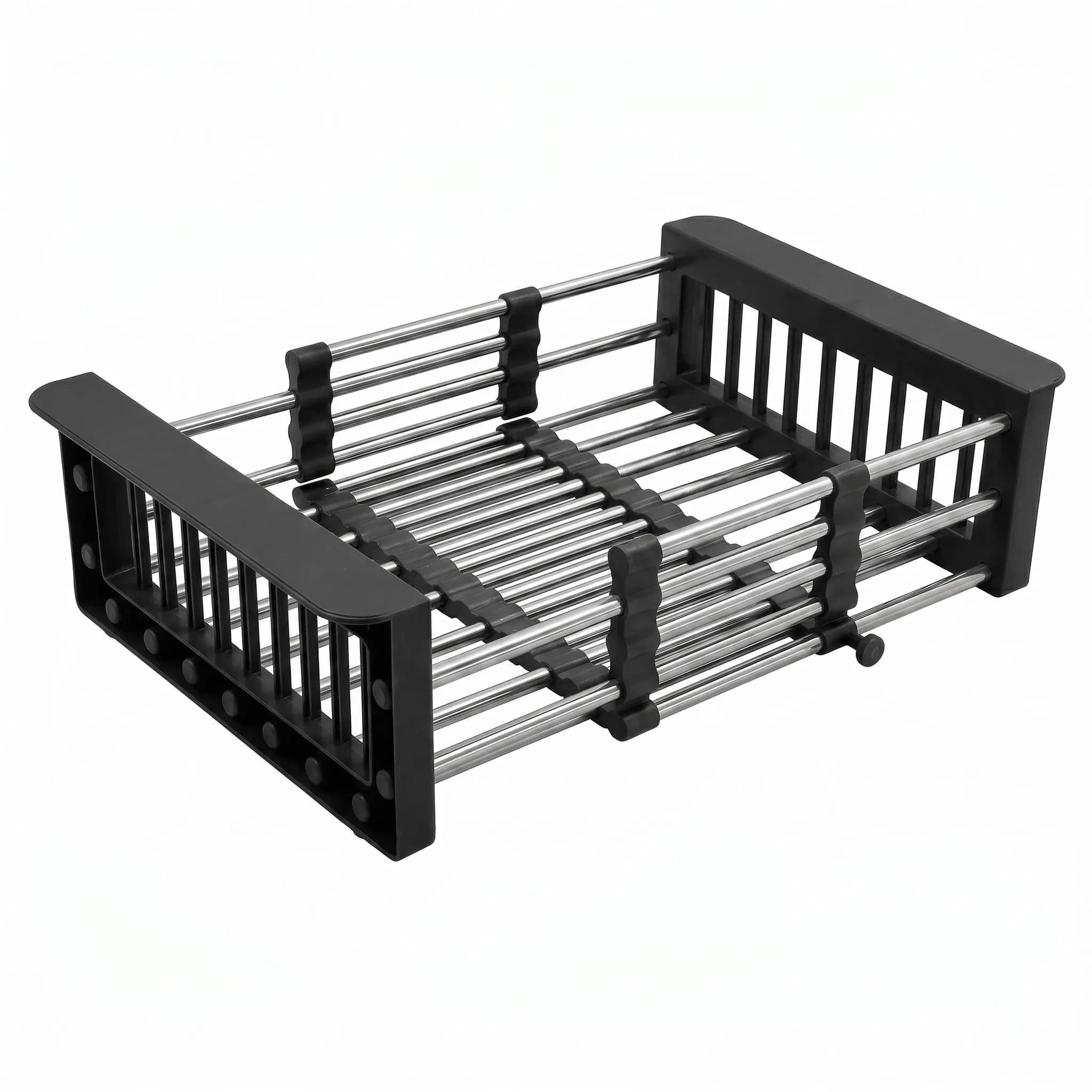 Scolapiatti Telescopico Per Lavello Rea P14487 Black
