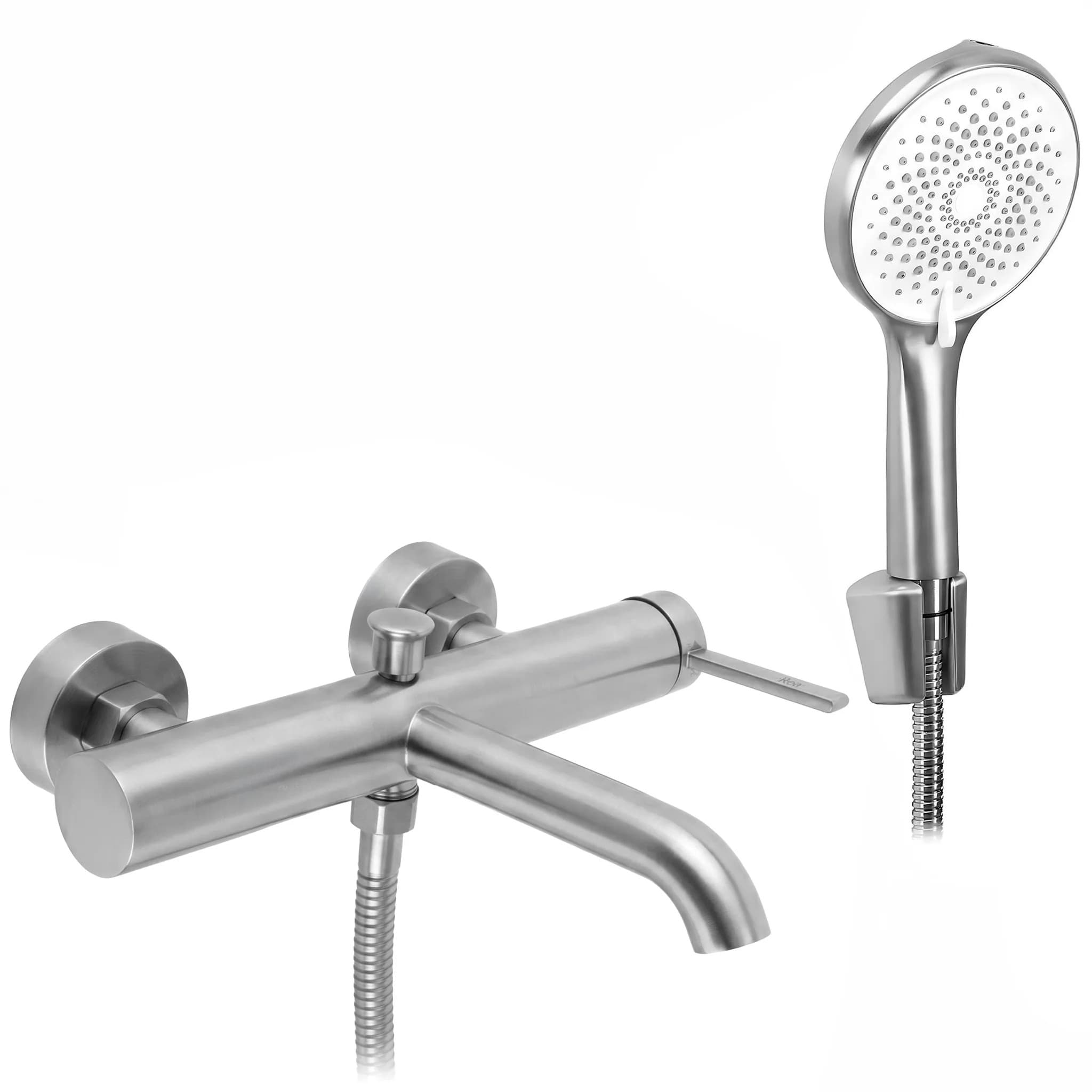 Rubinetto Da Vasca Rea Rivo Brush Nickel