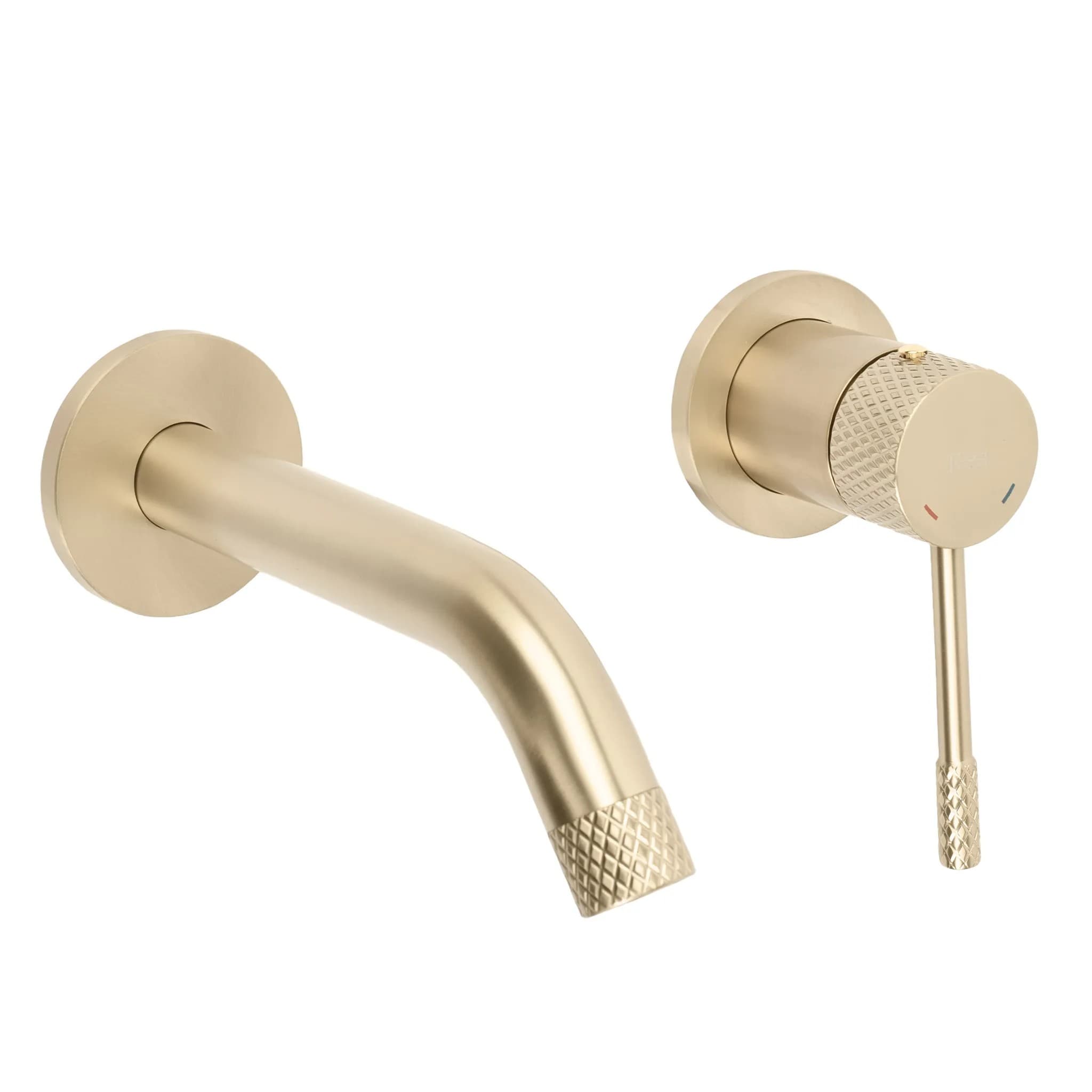 Rubinetto Da Parete Rea Venti Brush Gold