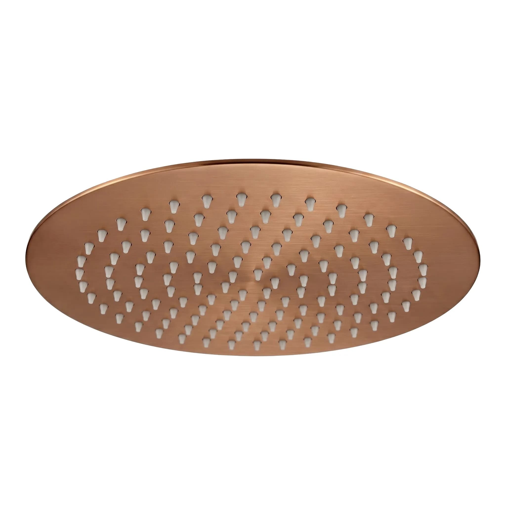Soffione Doccia Rotondo Rea Js-p014brg 25cm Brush Copper