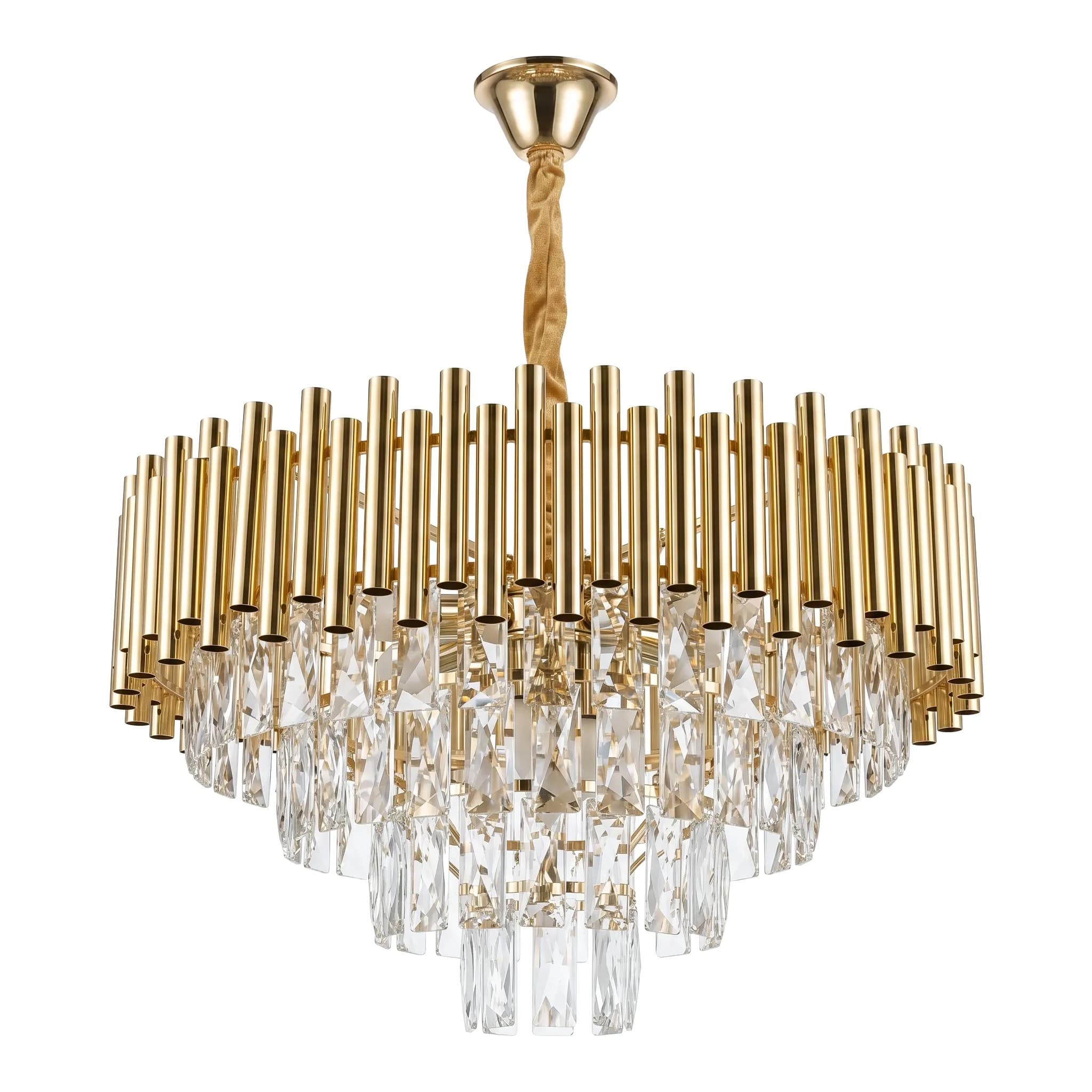 Lampada A Sospensione In Cristallo Swe103-cp Gold
