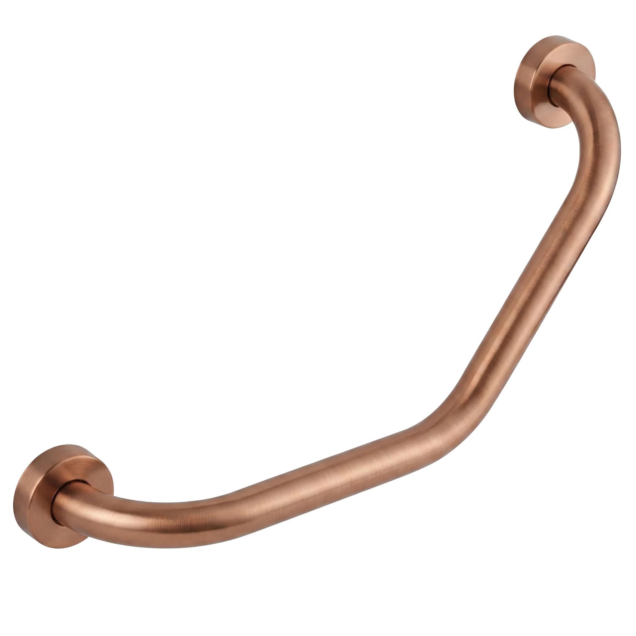 Maniglione Angolare Da Bagno Brush Copper