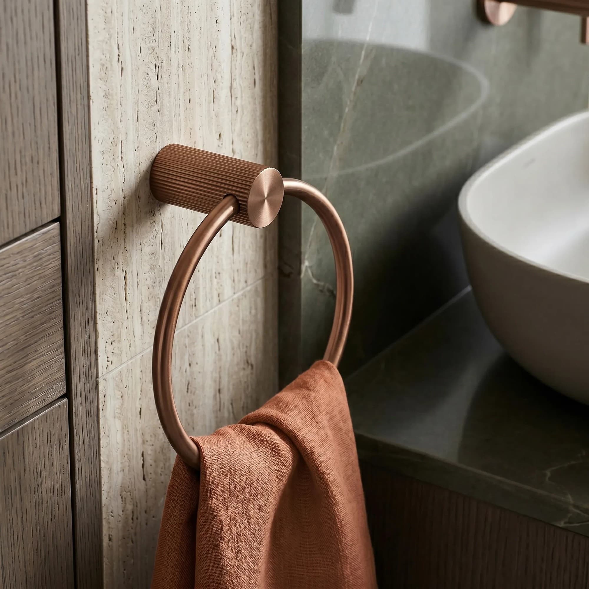 Appendino Da Bagno Ring 64106 Solo Brush Copper