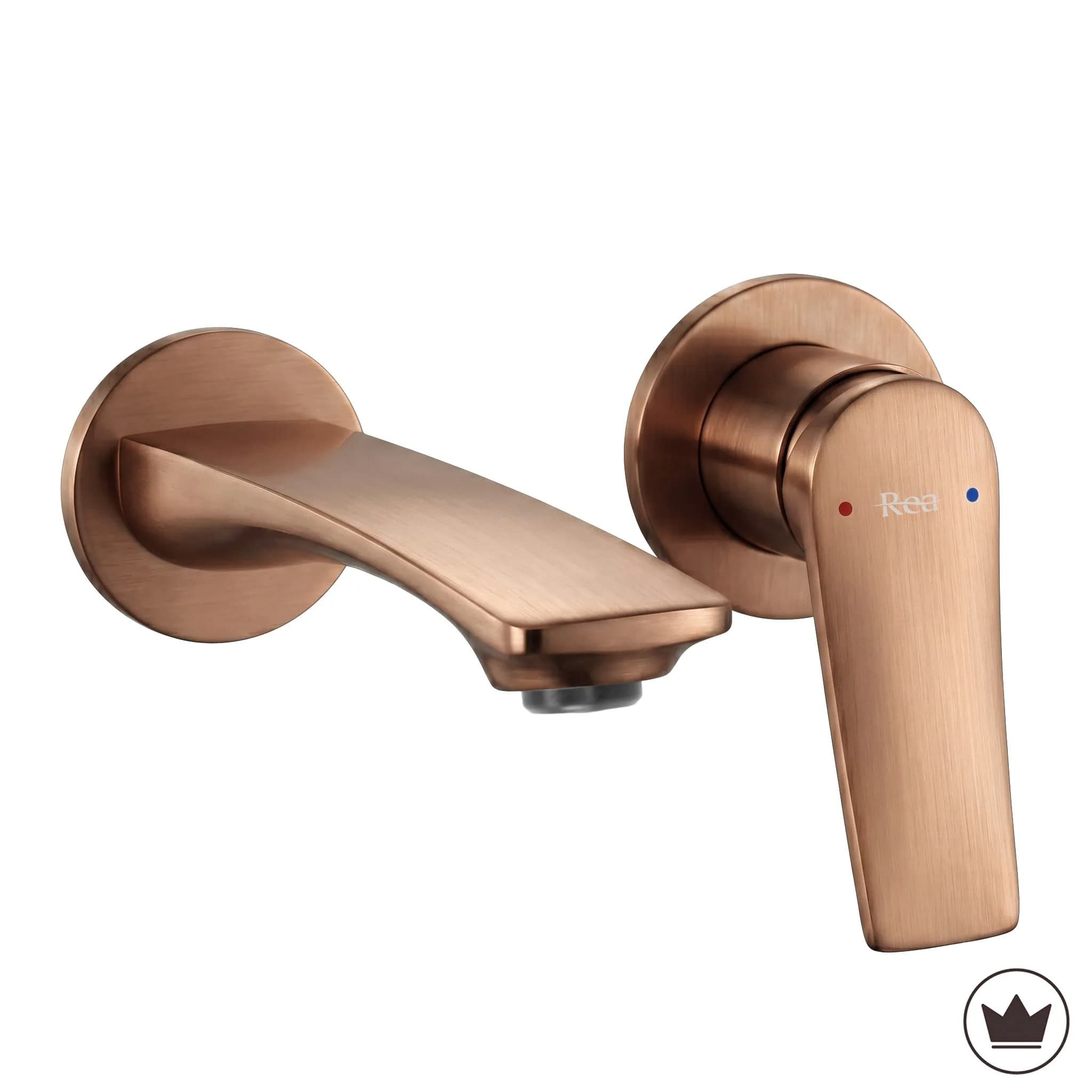 Miscelatore Lavabo Da Incasso Rea Vision Brush Copper + Box