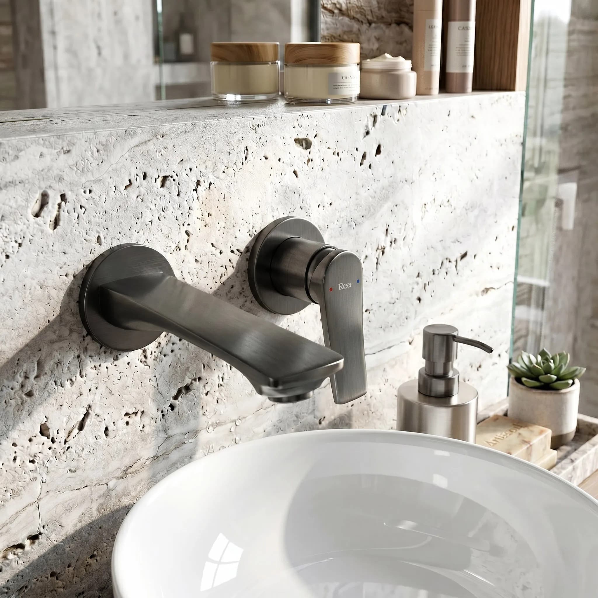Miscelatore Lavabo Da Incasso Rea Vision Titan + Box