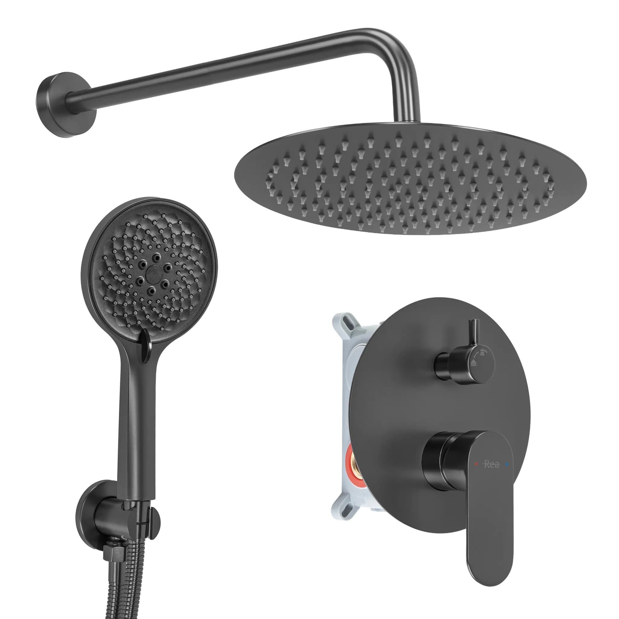 Set Doccia Da Incasso Rea Drop Titan + Box