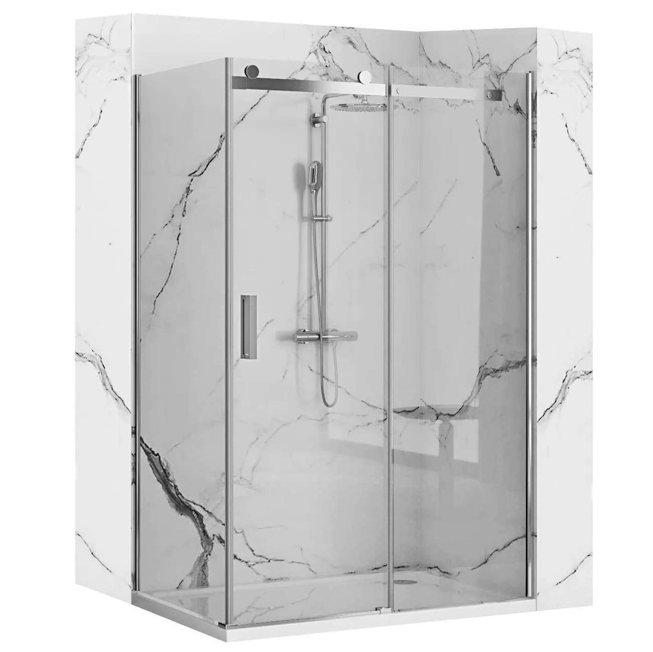 Cabina Doccia Rea Nixon 140x80 sinistra