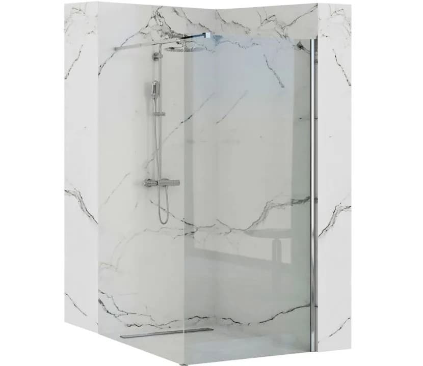 Parete Doccia Rea Aero N 80 Transparente