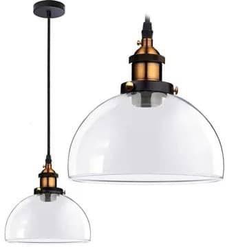 Lampada Da Soffitto Pensile Di Vetro Verto C