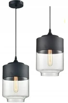 Lampada Da Soffitto Pensile Di Vetro Zenit C Black