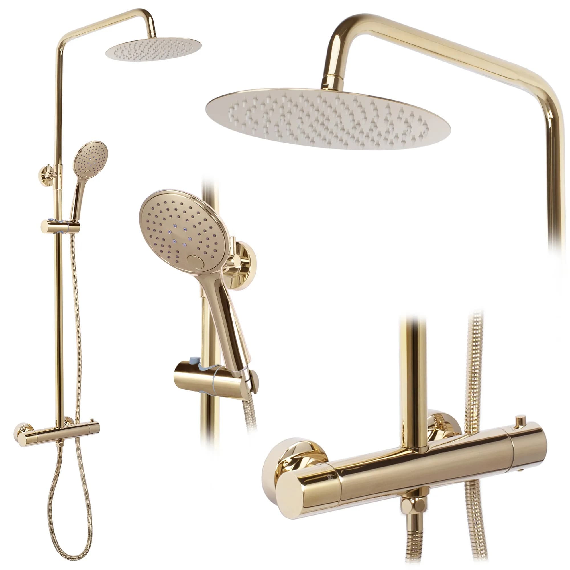 Set Doccia Rea Vincent Gold