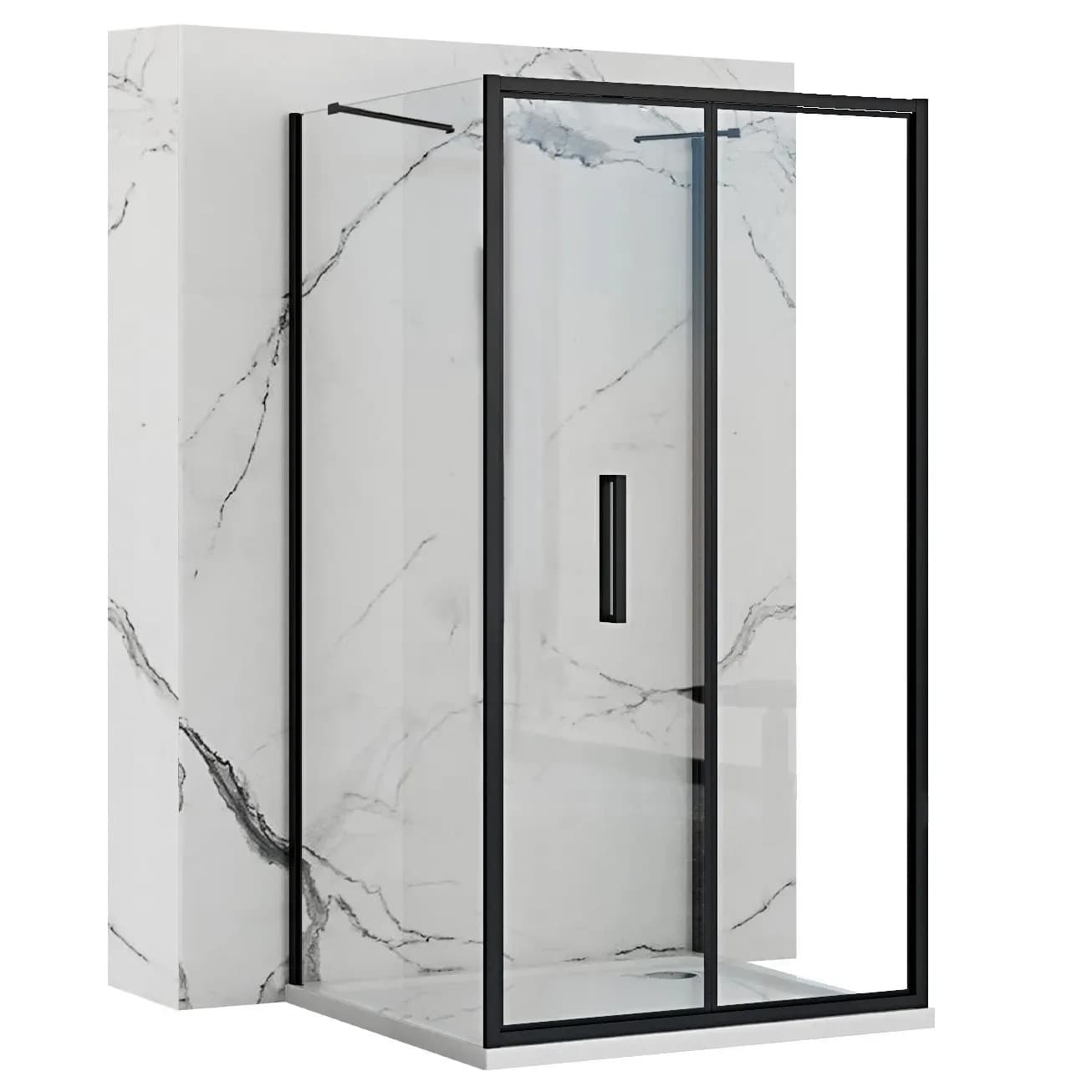 Cabina Doccia A Parete Rapid Fold 90x80