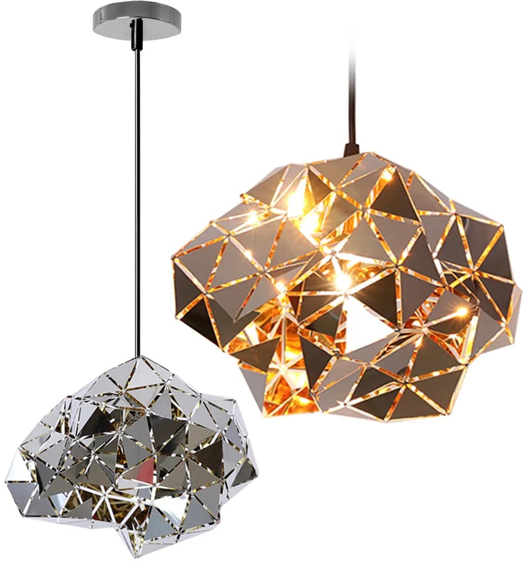 Lampada Led Da Soffitto Pensile Di Vetro App442-cp