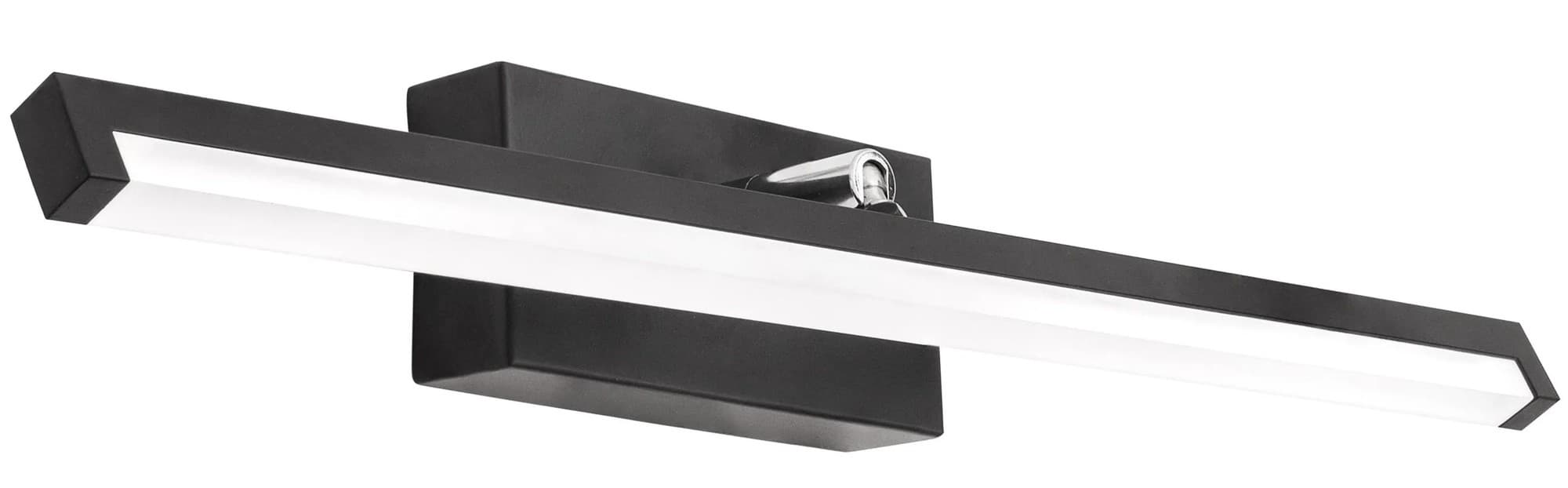 Lampada Da Parete Da Bagno Led Sopra Specchio 12w 50cm APP373-1W Nero