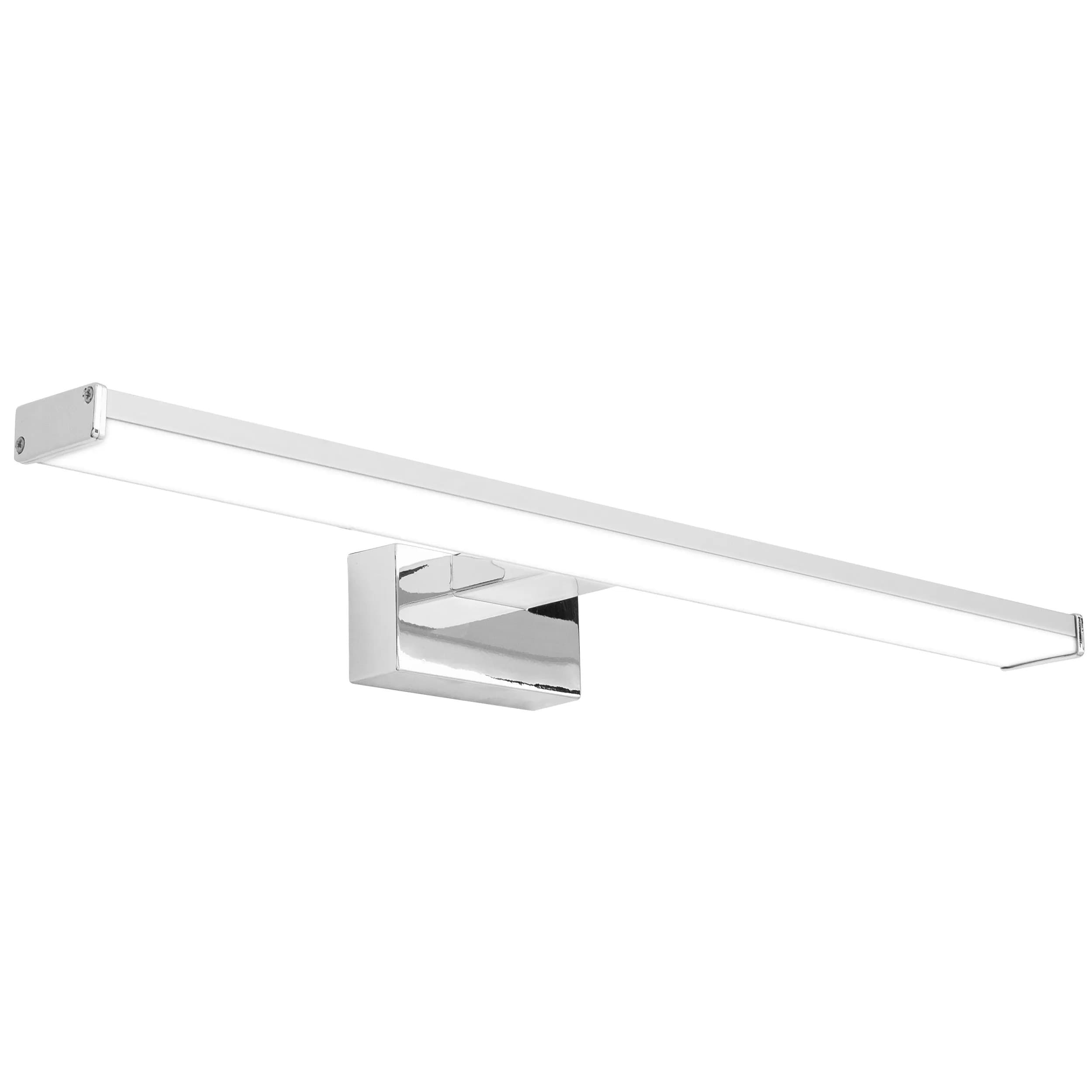 Lampada Da Muro Da Bagno Led Sopra Specchio 8w 40cm APP368-1W Cromo