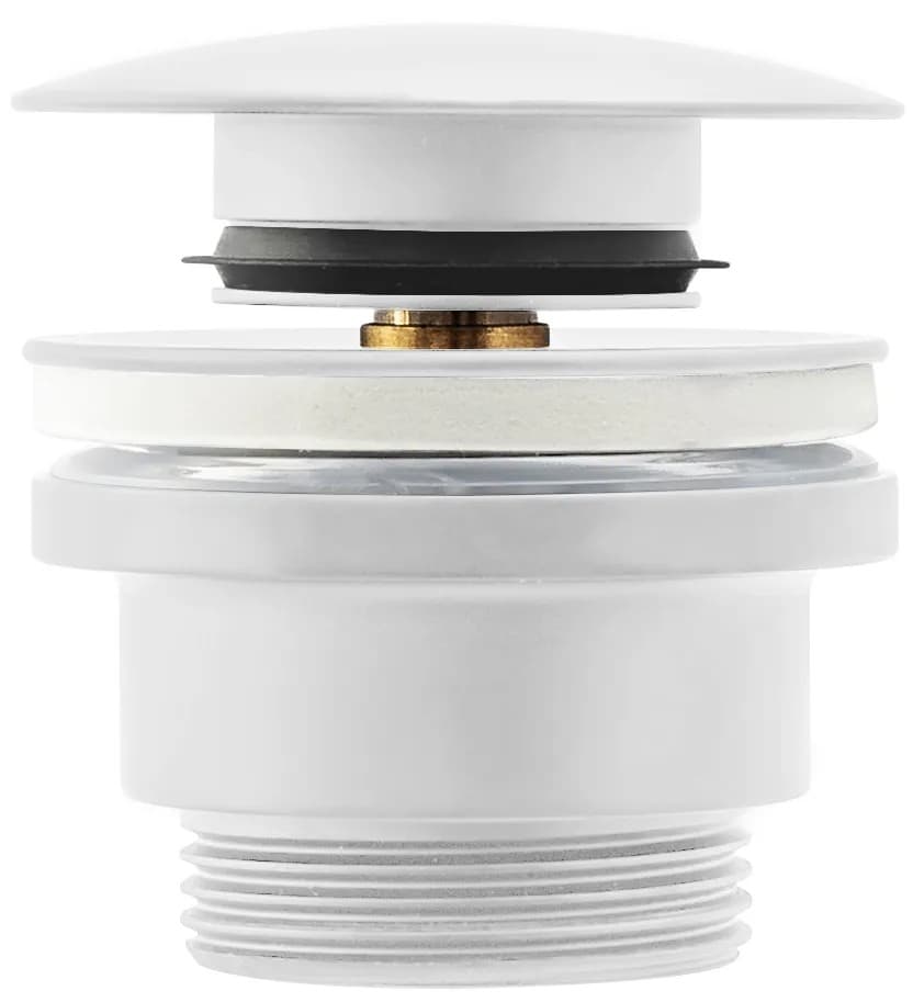 Tappo Per Lavabo Universale Klik-klak Rea White Mat